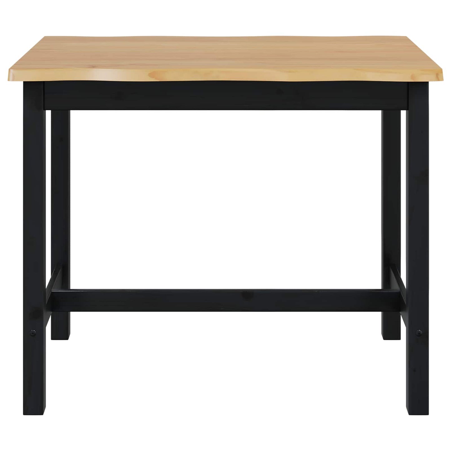 High Bar Table EKAI Black 112 x 70 x 91 cm Solid Pine Wood