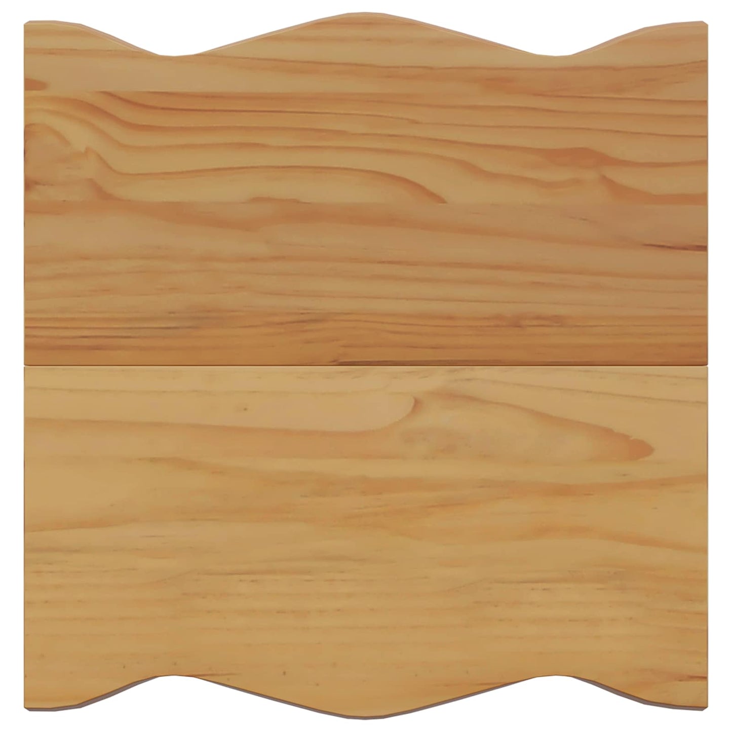 Side Table EKAI Black 50 x 50 x 45.5 cm Solid Pine Wood