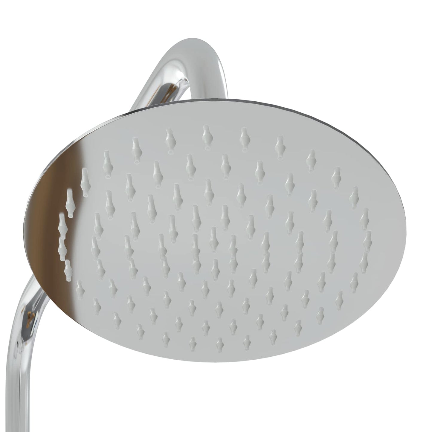 Outdoor Shower 217 cm Solid Acacia Wood and Stainless Steel