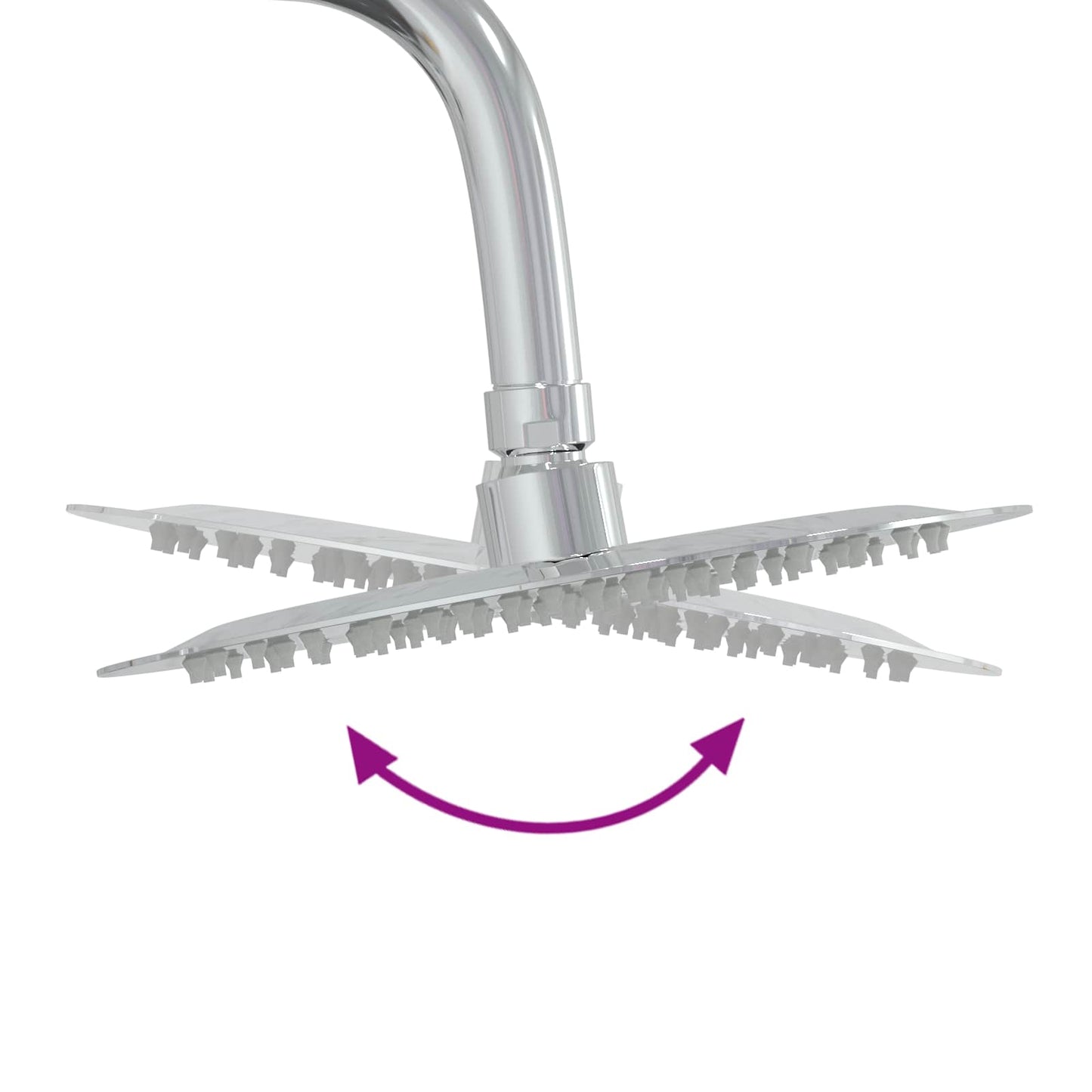 Outdoor Shower 217 cm Solid Acacia Wood and Stainless Steel