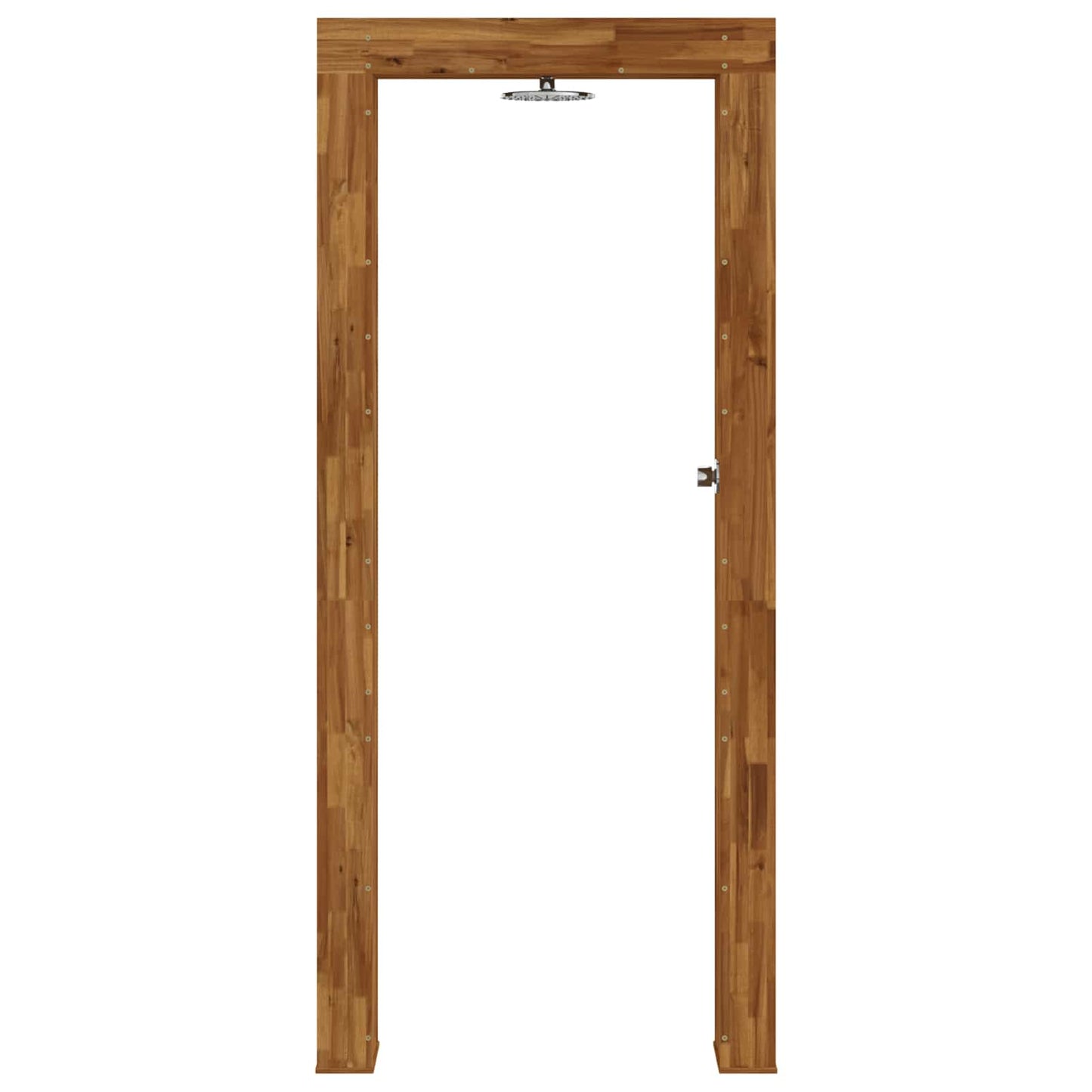 Outdoor Shower 226 cm Solid Acacia Wood and Stainless Steel