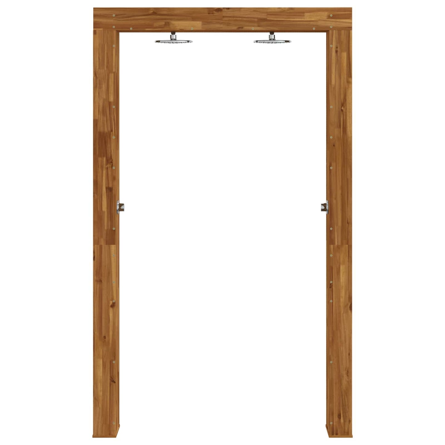 Outdoor Shower 226 cm Solid Acacia Wood and Stainless Steel