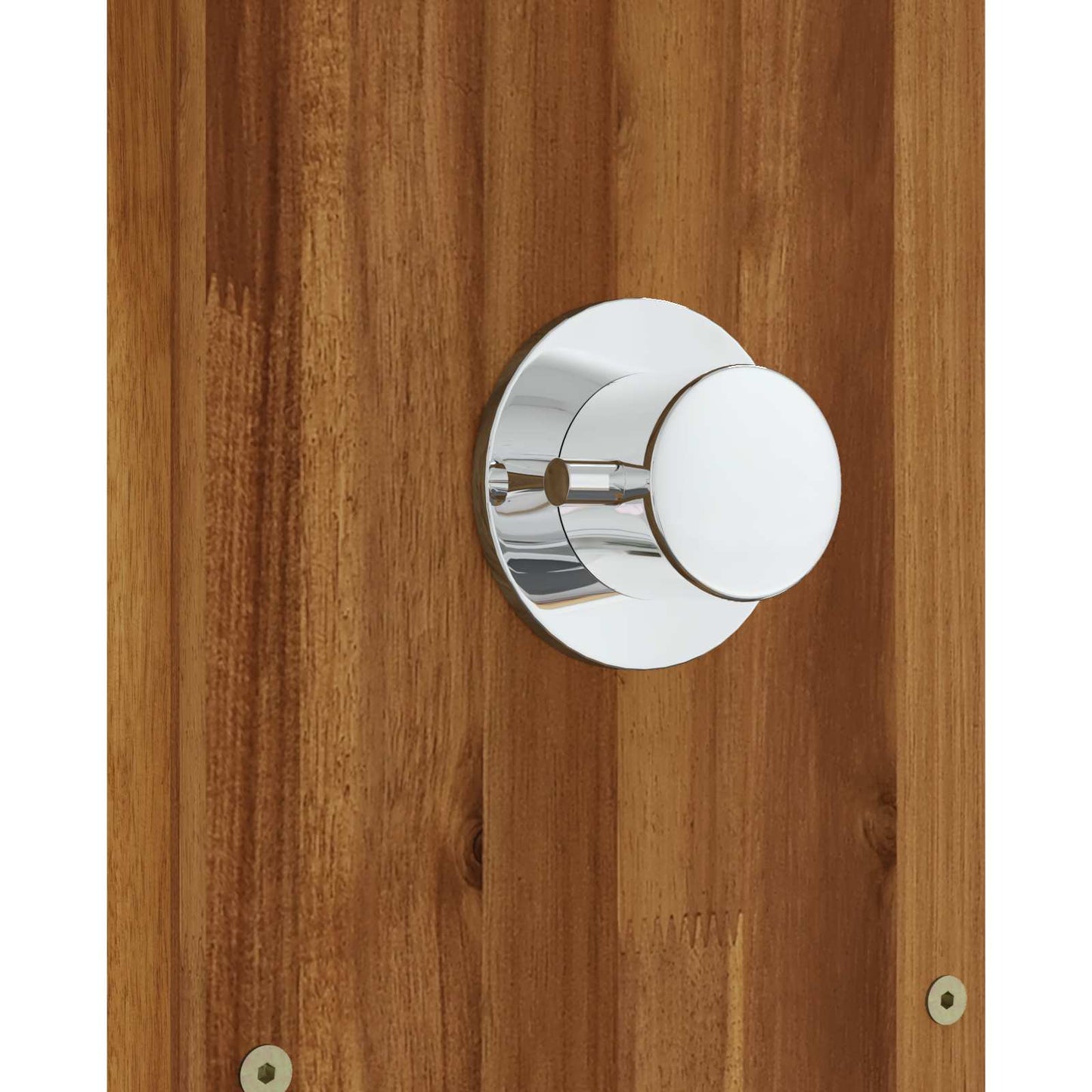 Outdoor Shower 210.5 cm Solid Acacia Wood and Stainless Steel