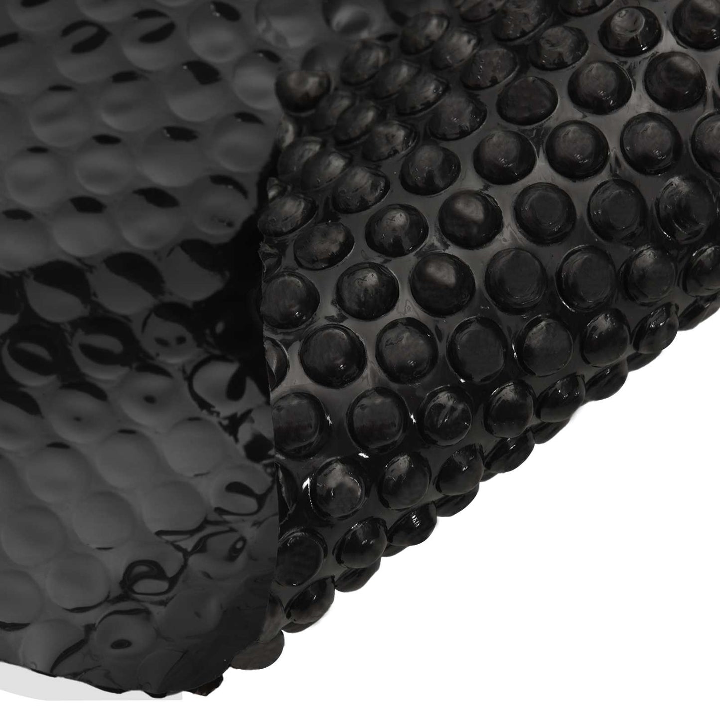Solar Pool Cover Heavy Quality Ø 549 cm 200 μm Round PE Black