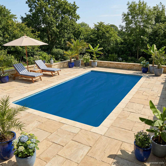 Solar Pool Cover Heavy Quality 800 x 500 cm 200 μm Square PE