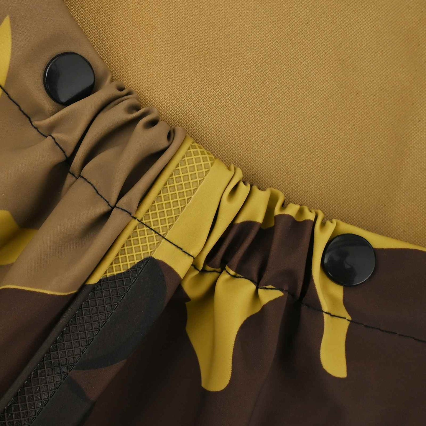 Chest Waders with Boots PVC Coated Polyester Size 42 Camouflage