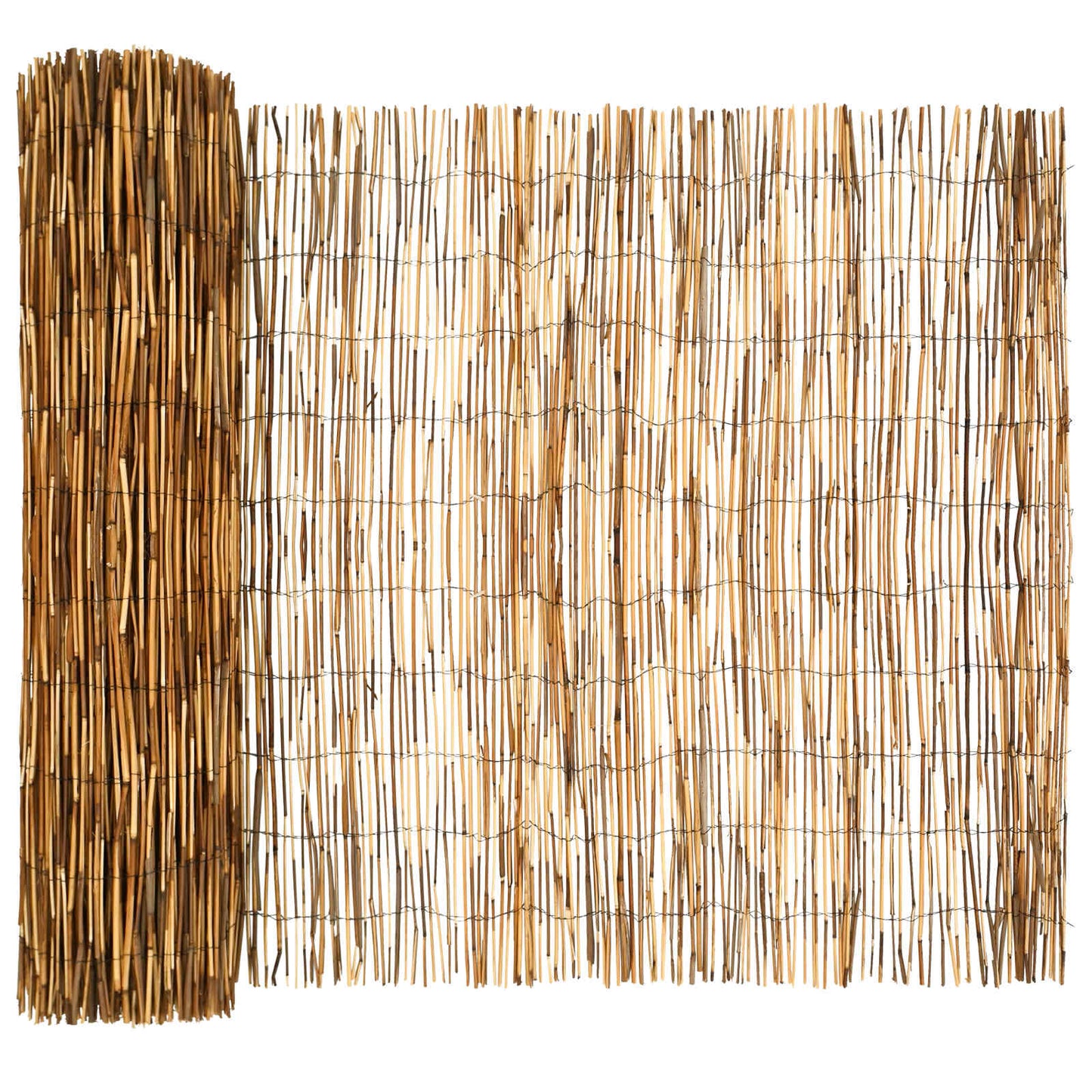 Garden Fence Carbonized 500 x 100 cm Reed