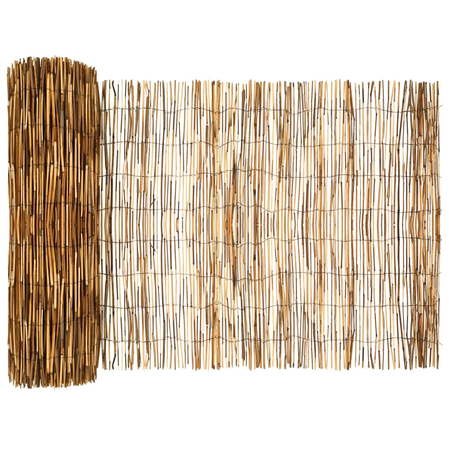 Garden Fence Carbonized 500 x 80 cm Reed