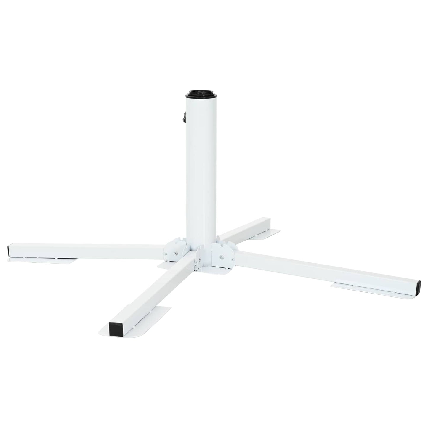 Parasol Stand White Steel