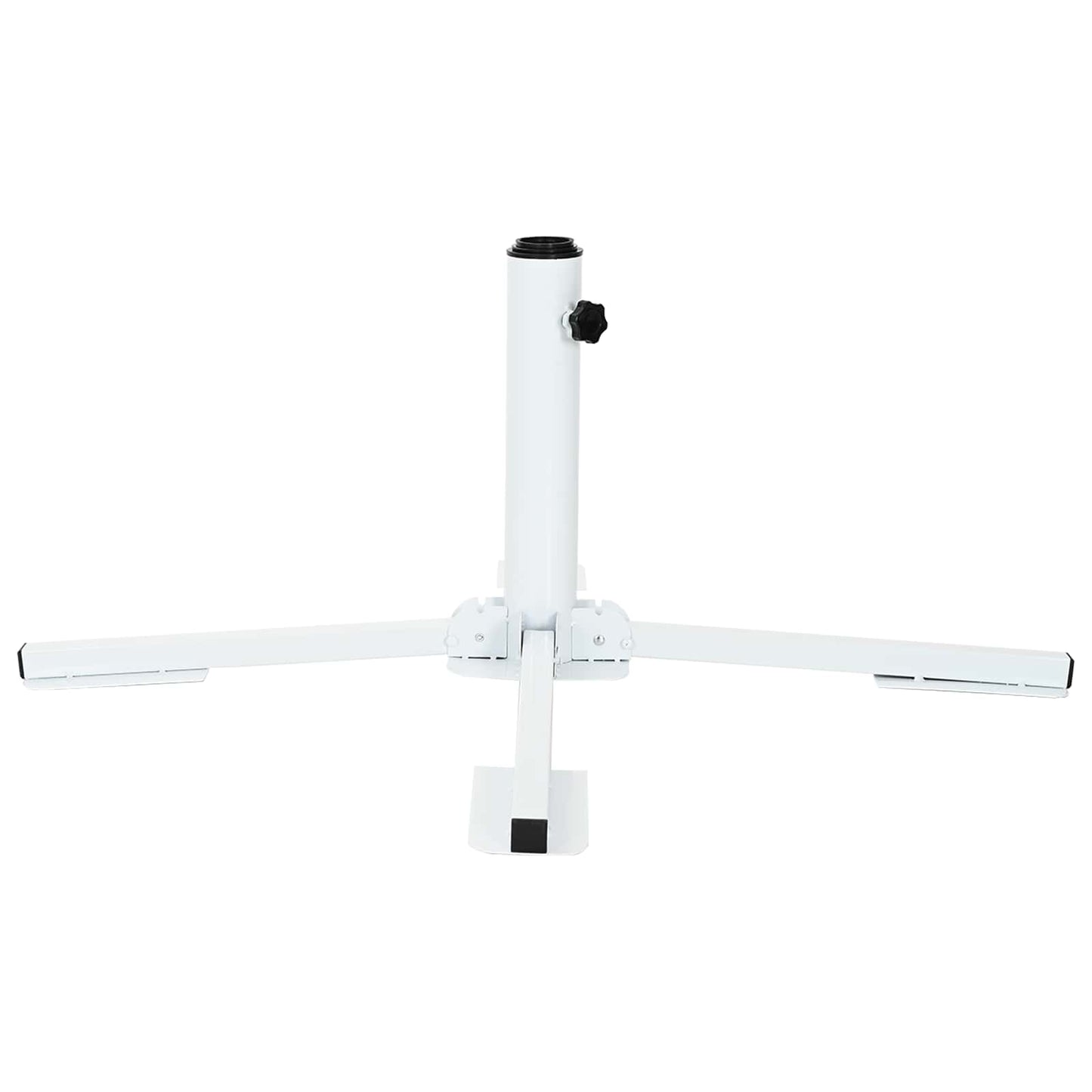 Parasol Stand White Steel