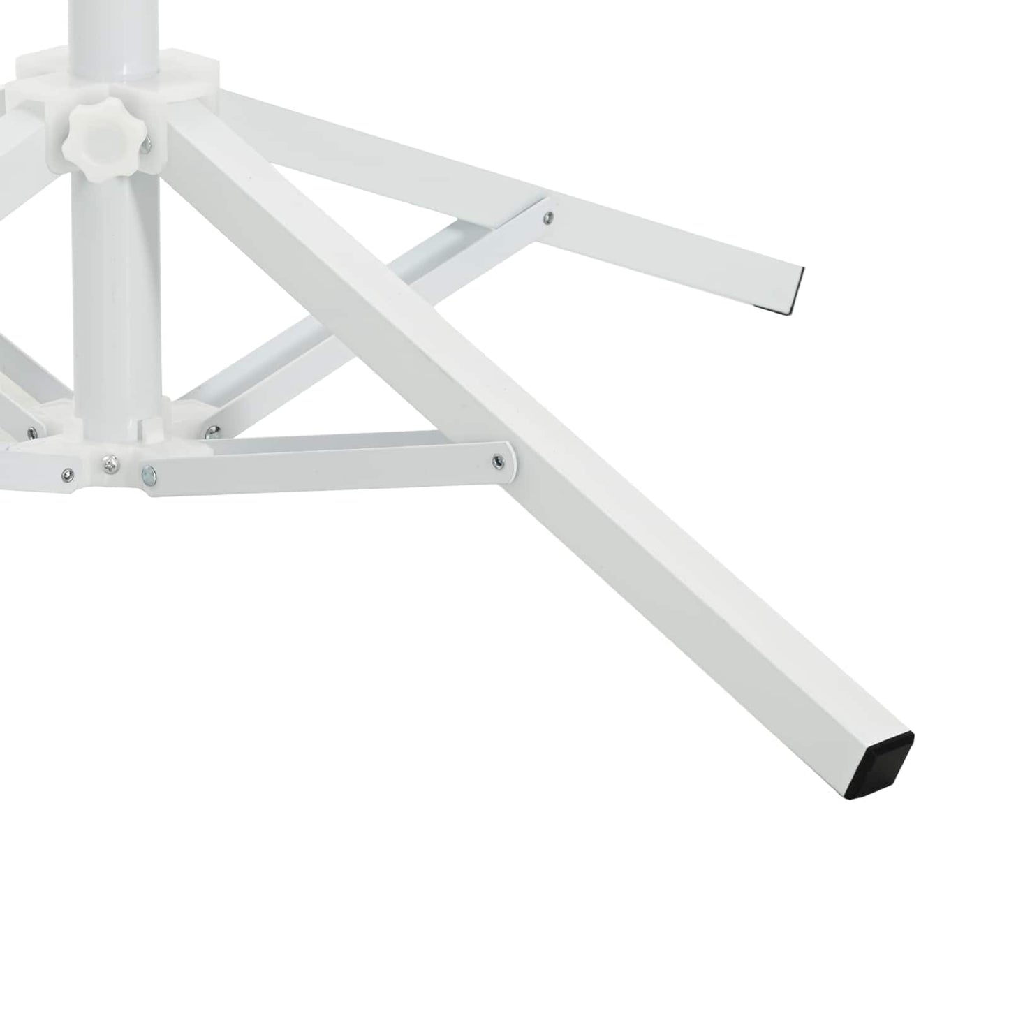 Parasol Stand White Steel for 25-32 mm Pole