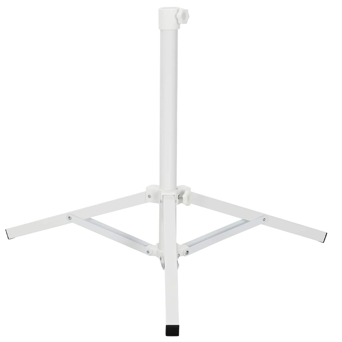 Parasol Stand White Steel for 25-32 mm Pole