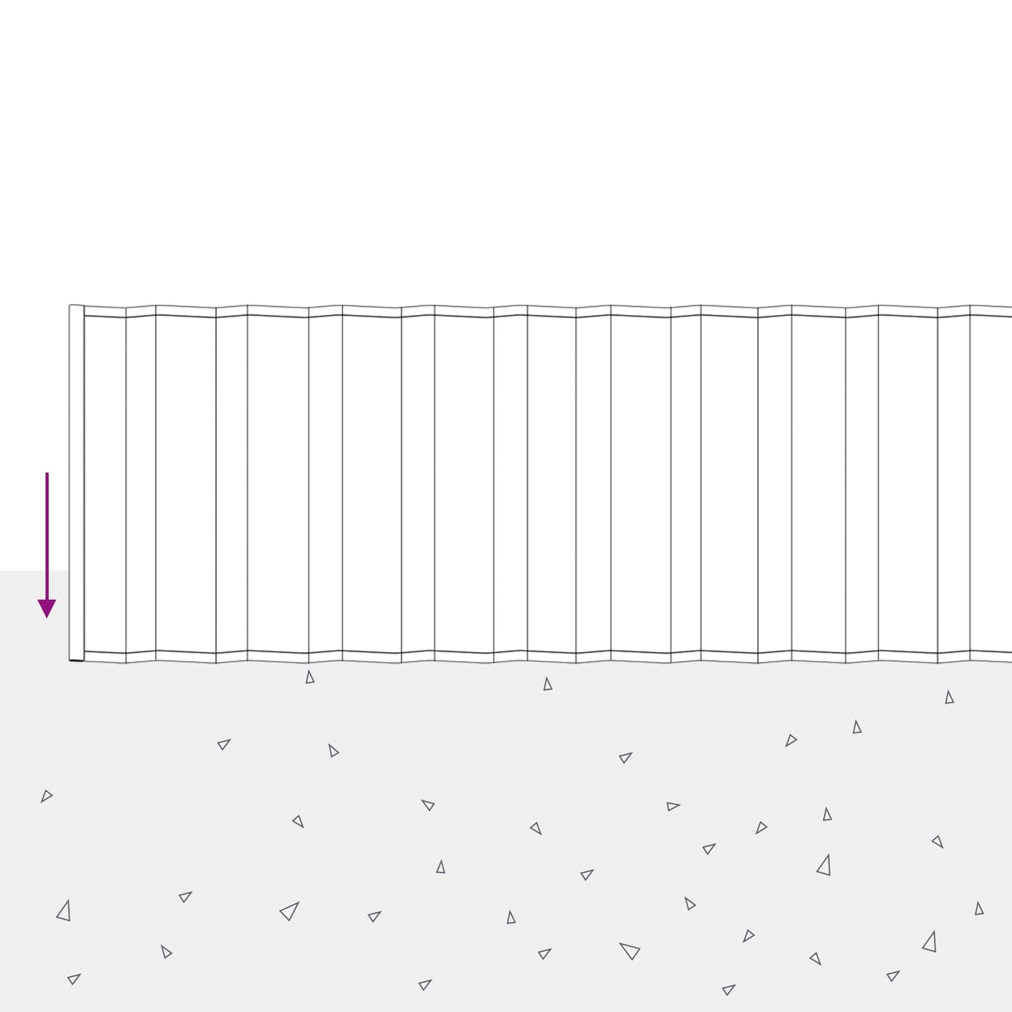 Lawn Edging 20 m x 20 cm Galvanised Steel Silver