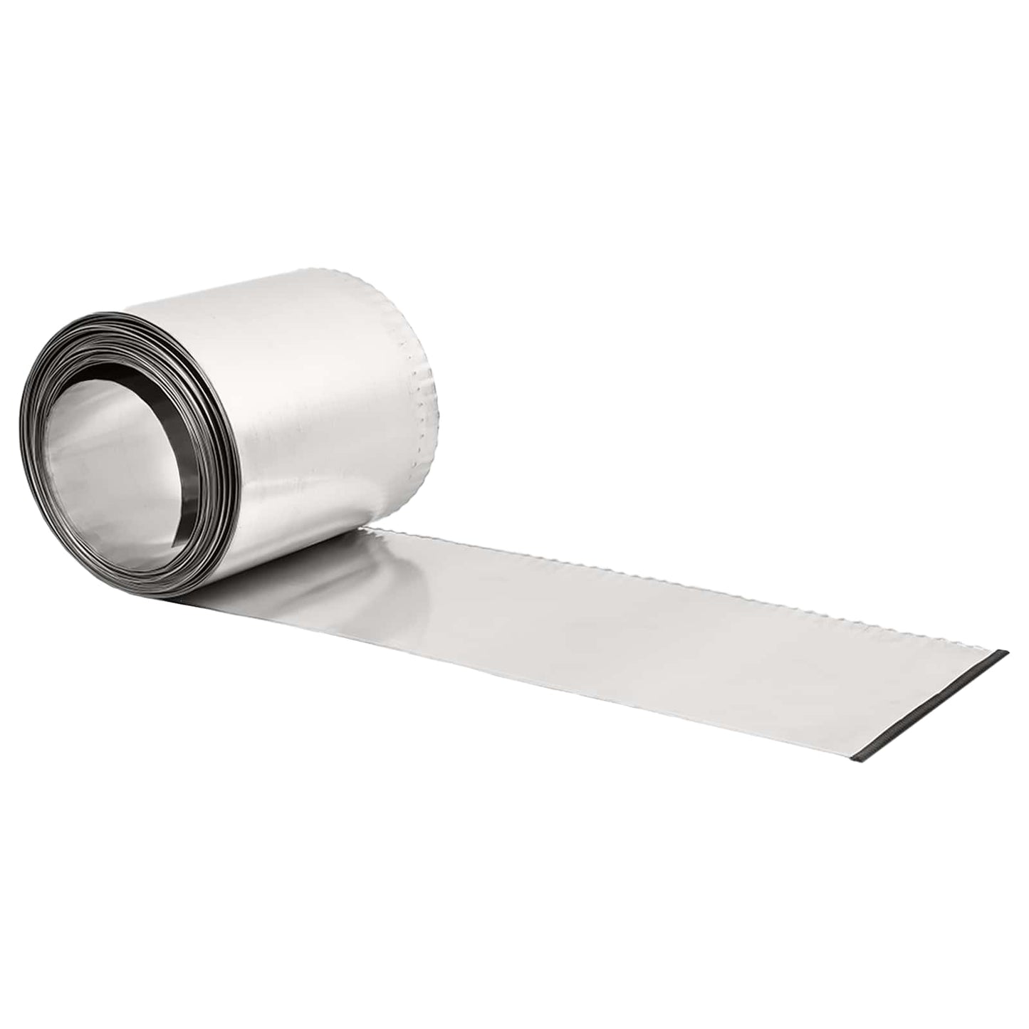 Lawn Edging 5 m x 30 cm Galvanised Steel Silver