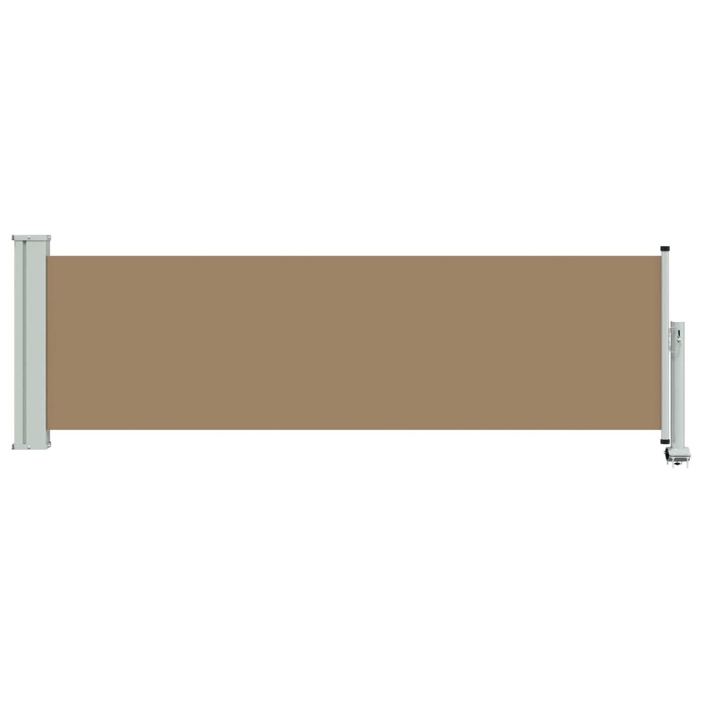 Side Awning 60 x 300 cm 100% polyester iron steel Rectangular