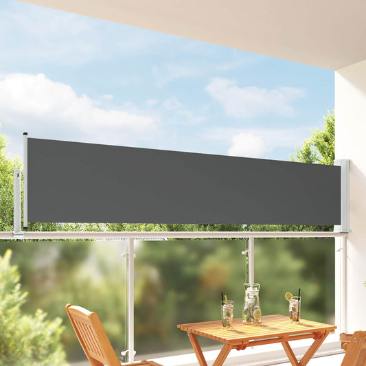 Side Awning 100 x 300 cm 100% polyester iron steel Rectangular
