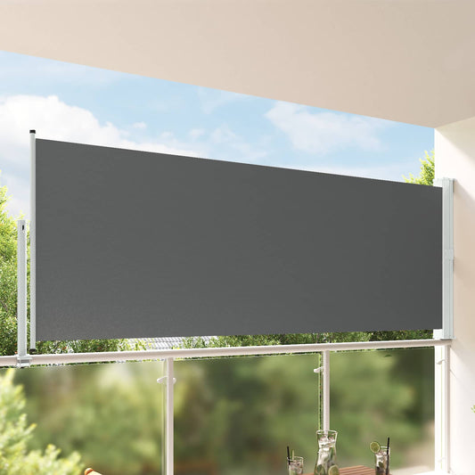 Side Awning 140 x 300 cm 100% polyester iron steel Rectangular