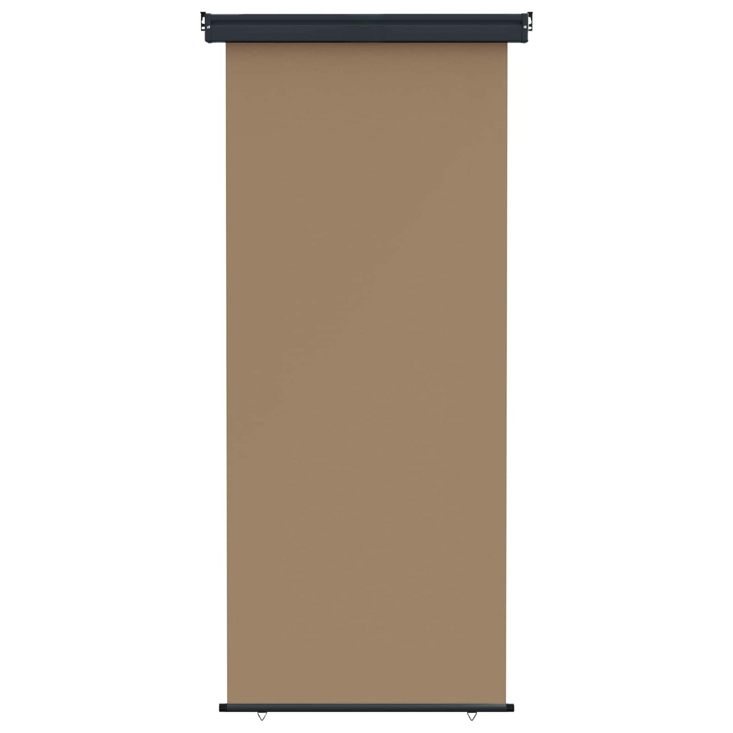 Balcony Side Awning 60 x 250 cm 100% polyester iron steel Taupe