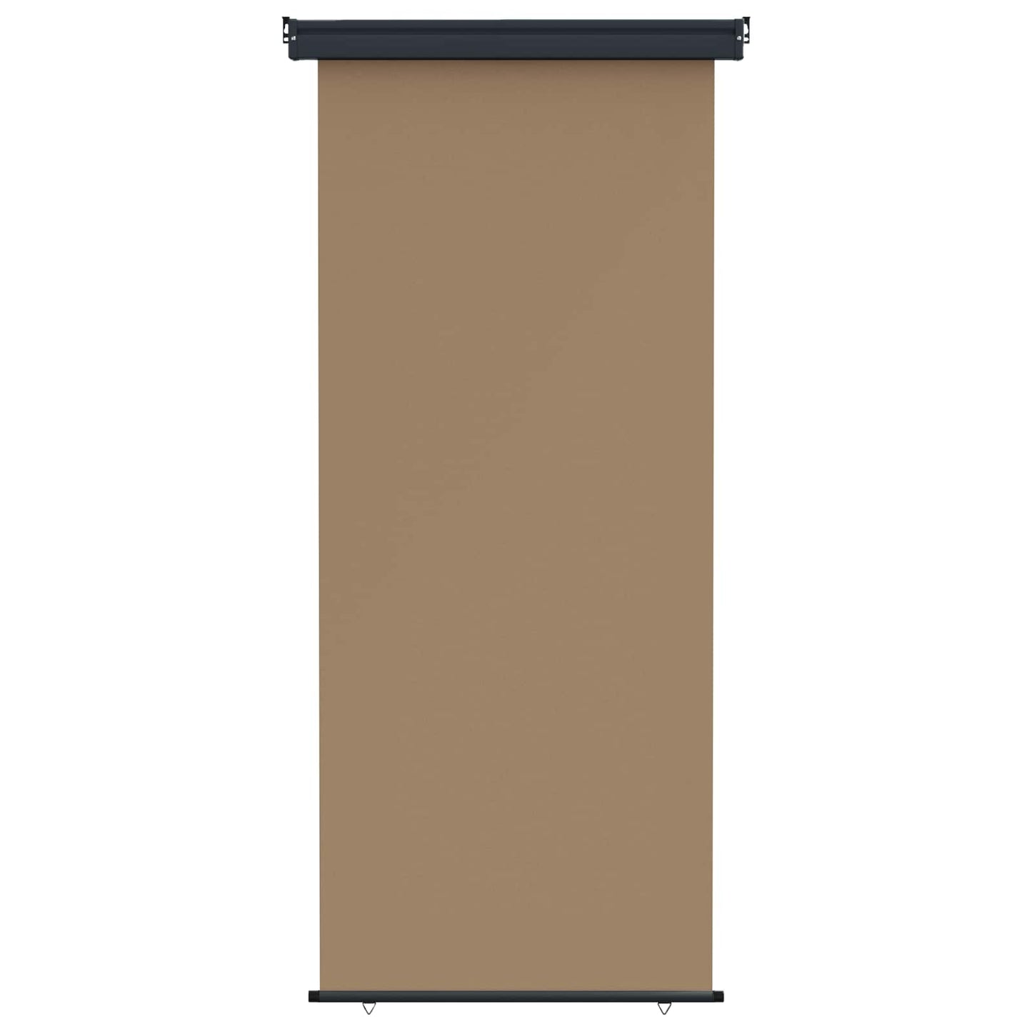 Balcony Side Awning 80 x 250 cm 100% polyester iron steel Taupe