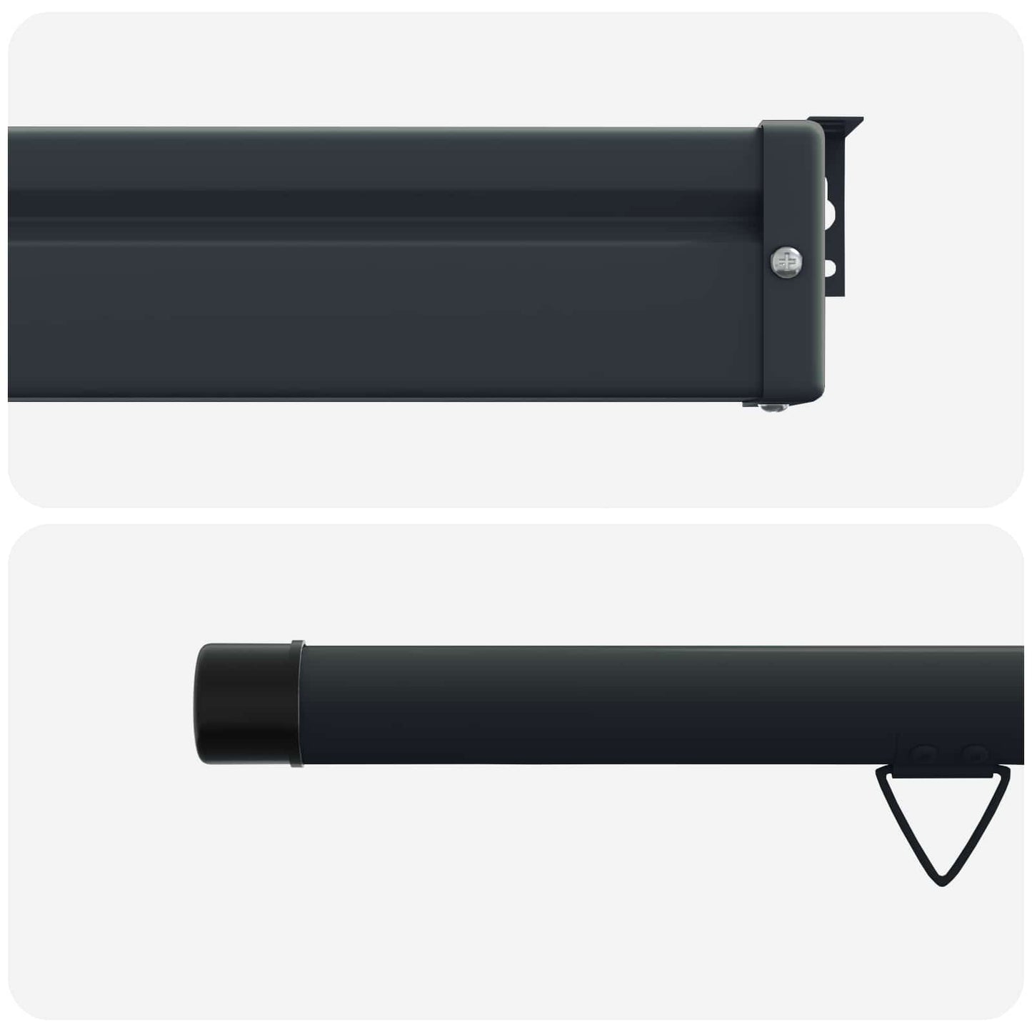 Balcony Side Awning 170 x 250 cm 100% polyester iron steel