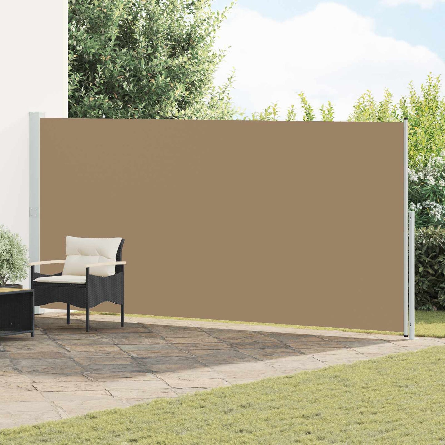 Retractable Side Awning 180 x 300 cm Polyester Rectangular