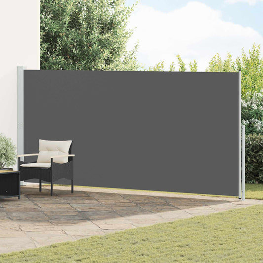 Retractable Side Awning 180 x 500 cm 100% polyester iron steel