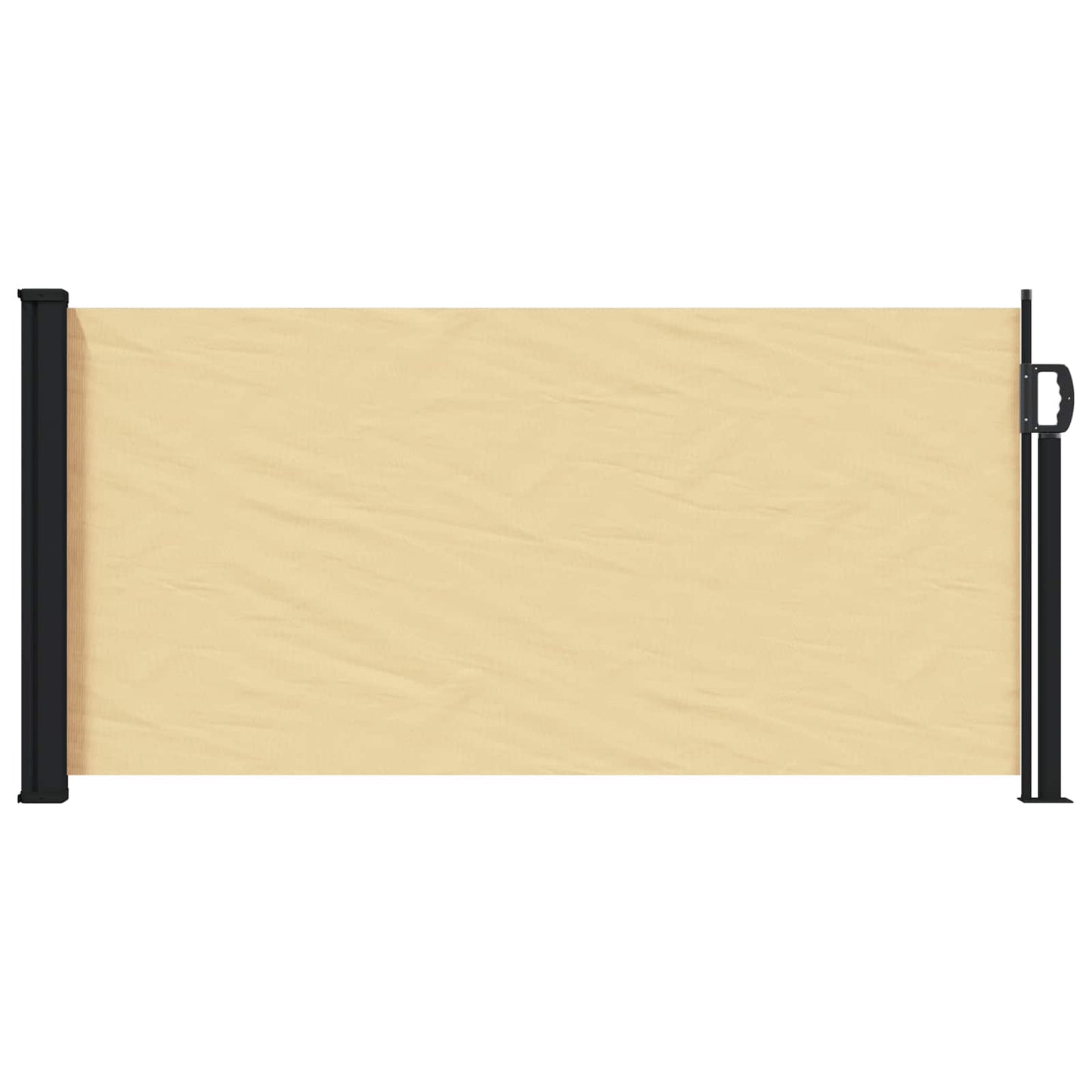 Retractable Side Awning Sand 300 x 100 cm Polyester