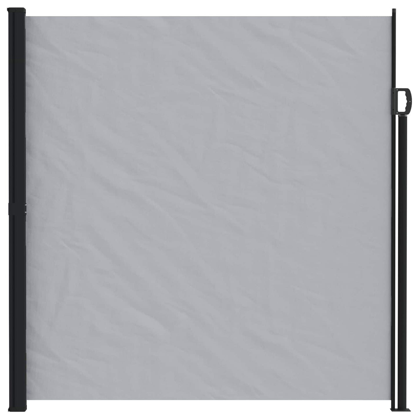 Retractable Side Awning Grey 600 x 180 cm Polyester