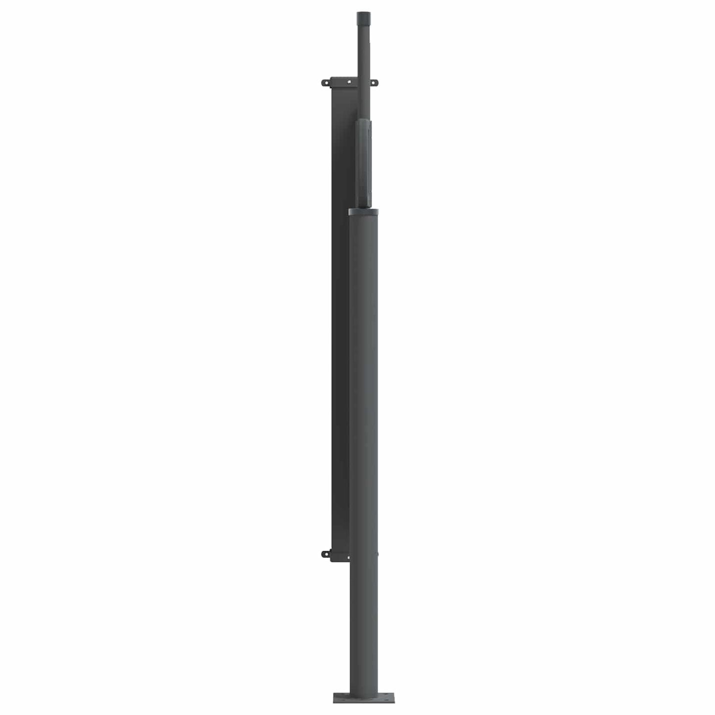 Retractable Side Awning 300 x 100 cm Polyester Rectangular Grey