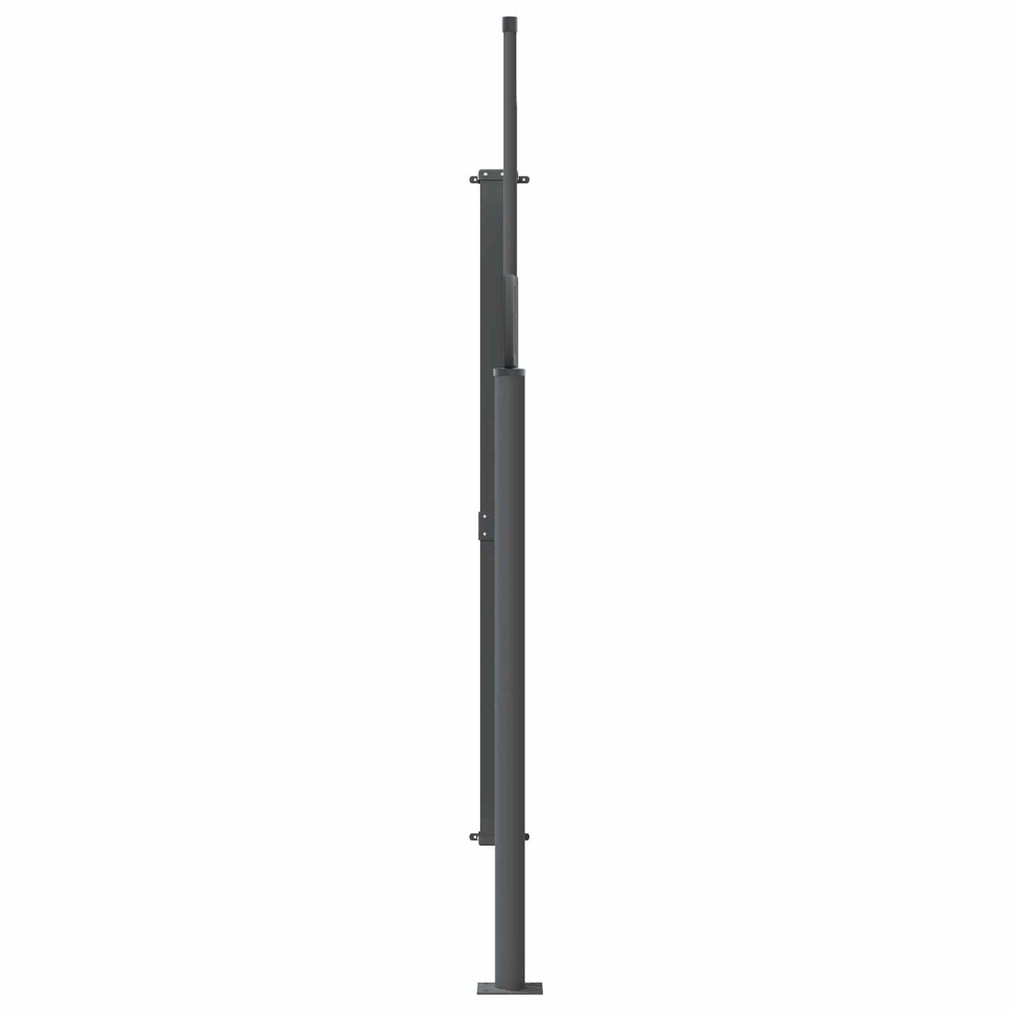 Retractable Side Awning 120 x 300 cm 100% polyester iron steel