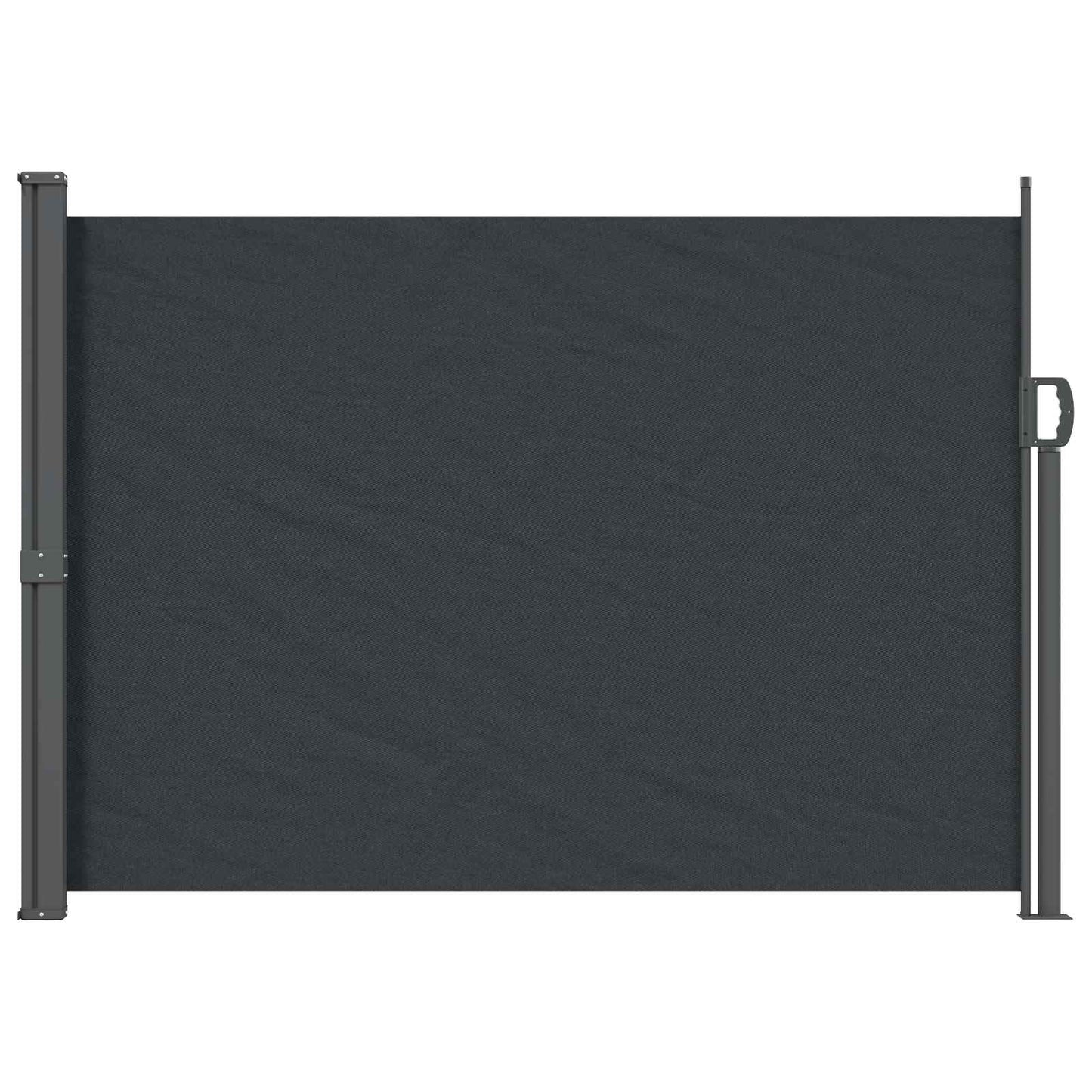 Retractable Side Awning 120 x 300 cm 100% polyester iron steel