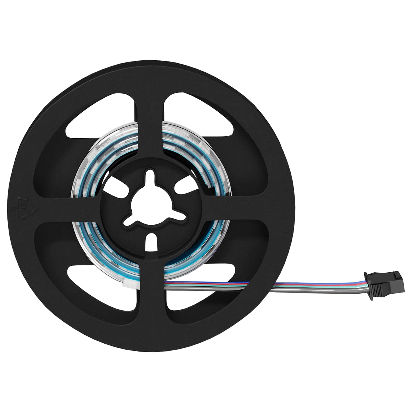 LED Strip 2 pcs Black and Transparent 450 mm Copper and Plastic