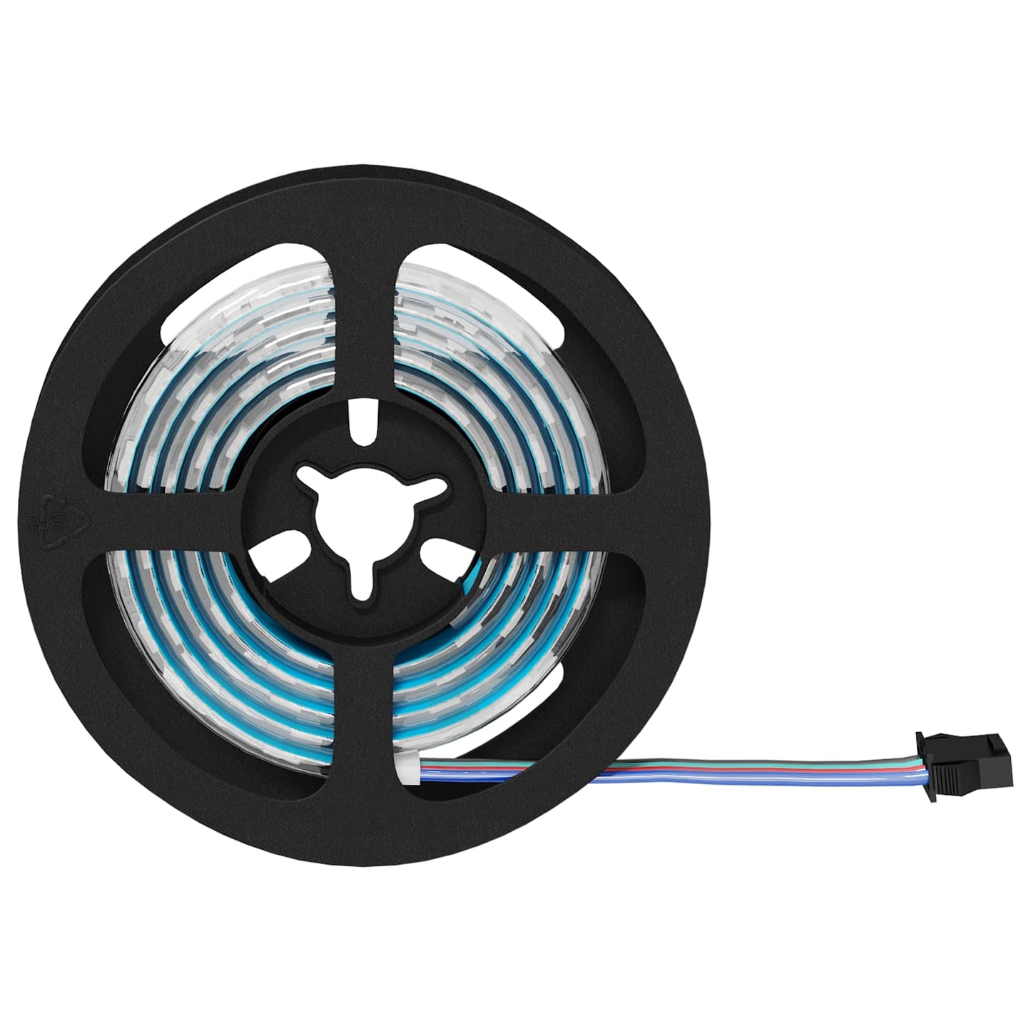 LED Strip 2 pcs Black and Transparent 900 mm Copper and Plastic