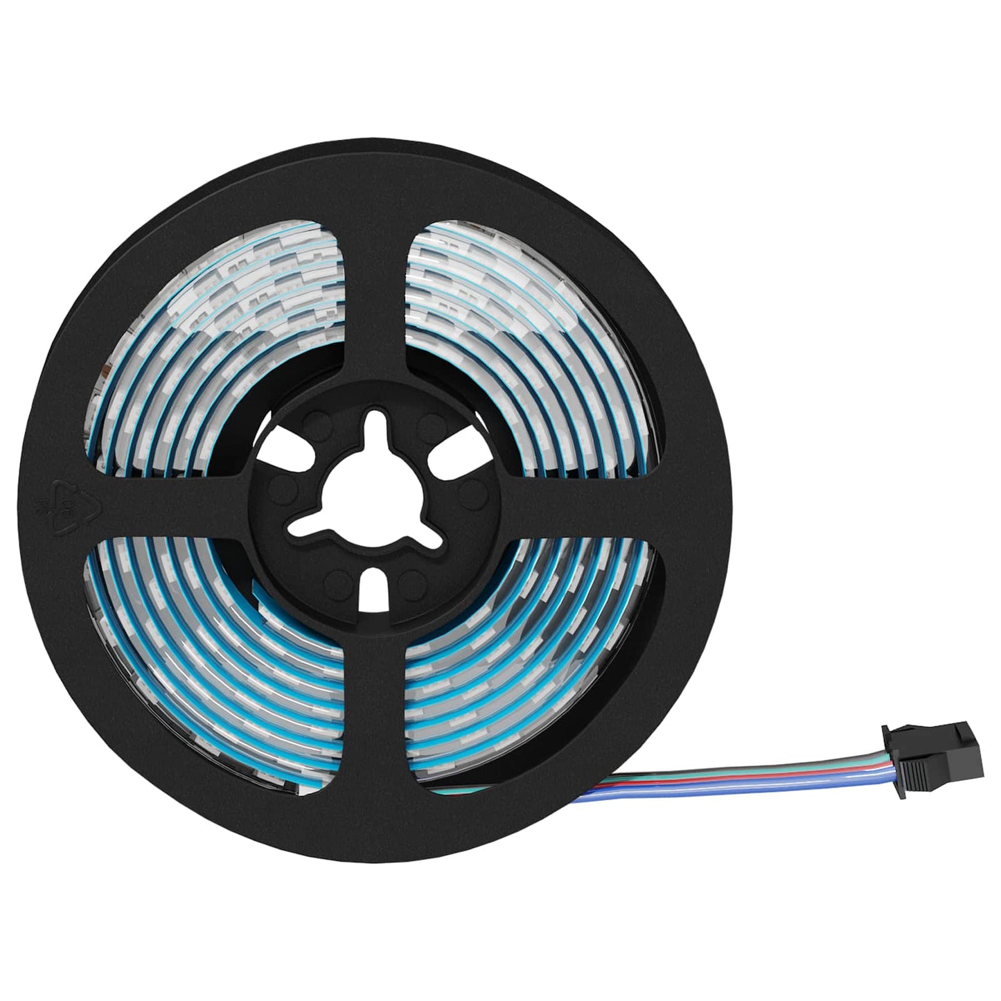 LED Strip 2 pcs Black and Transparent 1700 mm