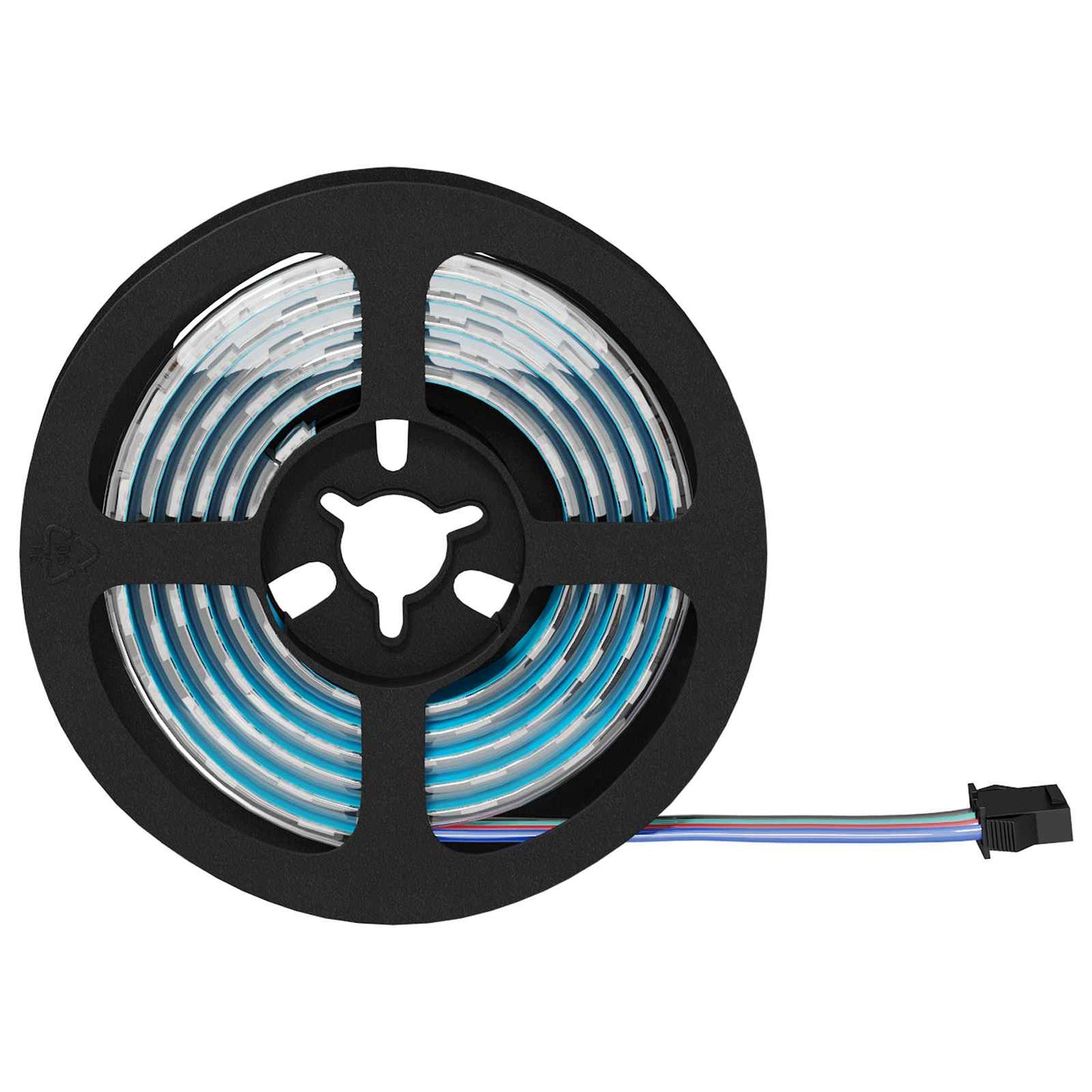 LED Strip 2 pcs Black and Transparent 950 mm Copper and Plastic