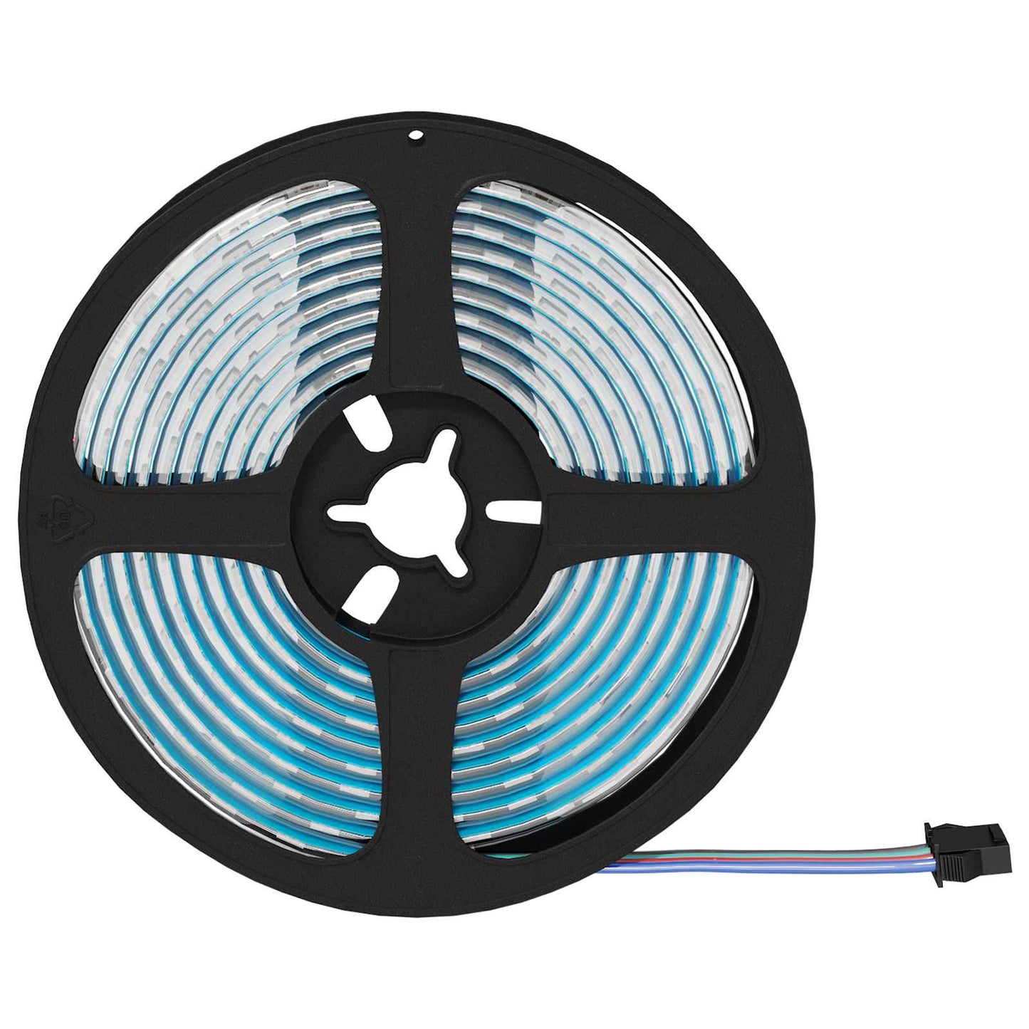 LED Strip 2 pcs Black and Transparent 2300 mm