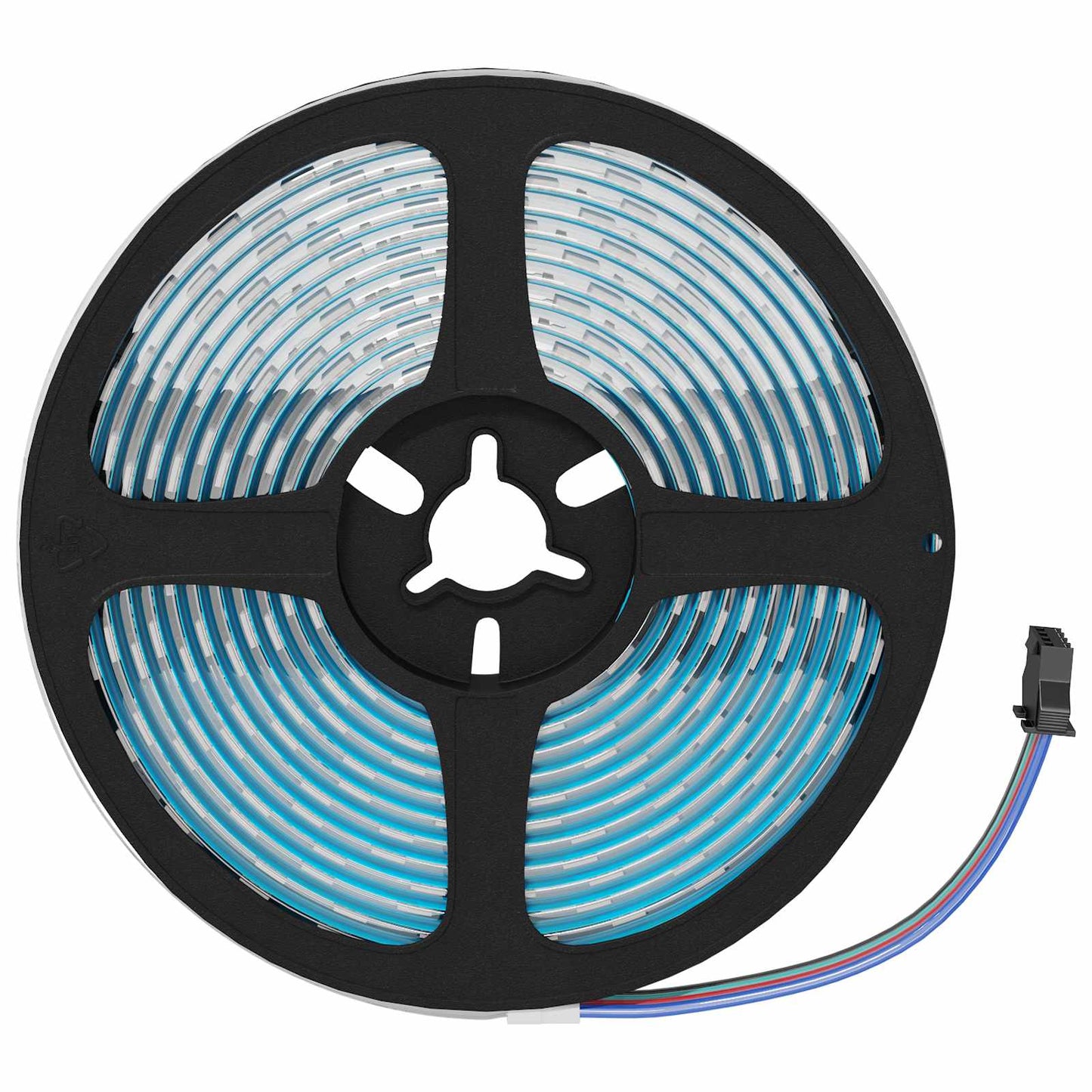 LED Strip 2 pcs Black and Transparent 3000 mm