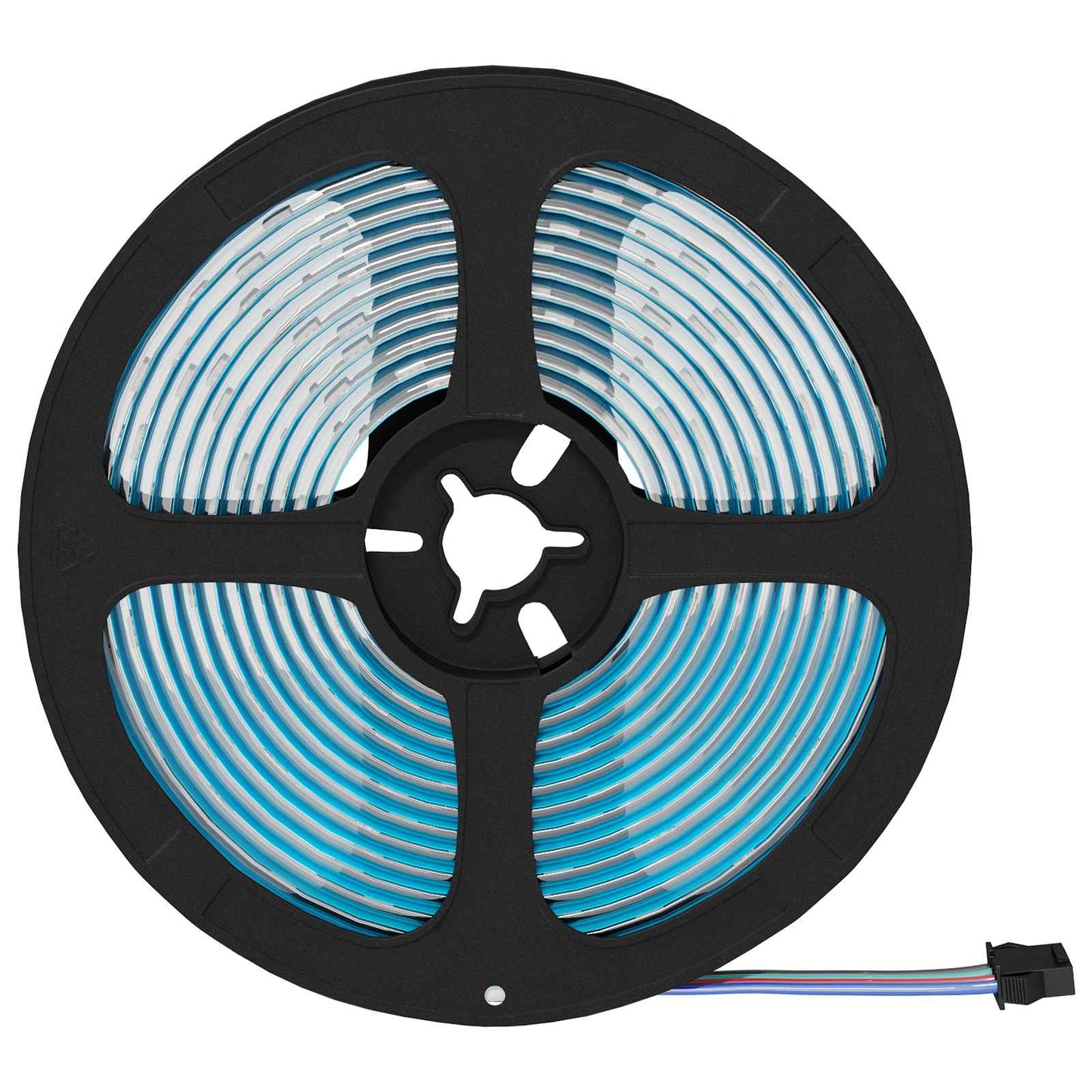 LED Strip 2 pcs Black and Transparent 4700 mm
