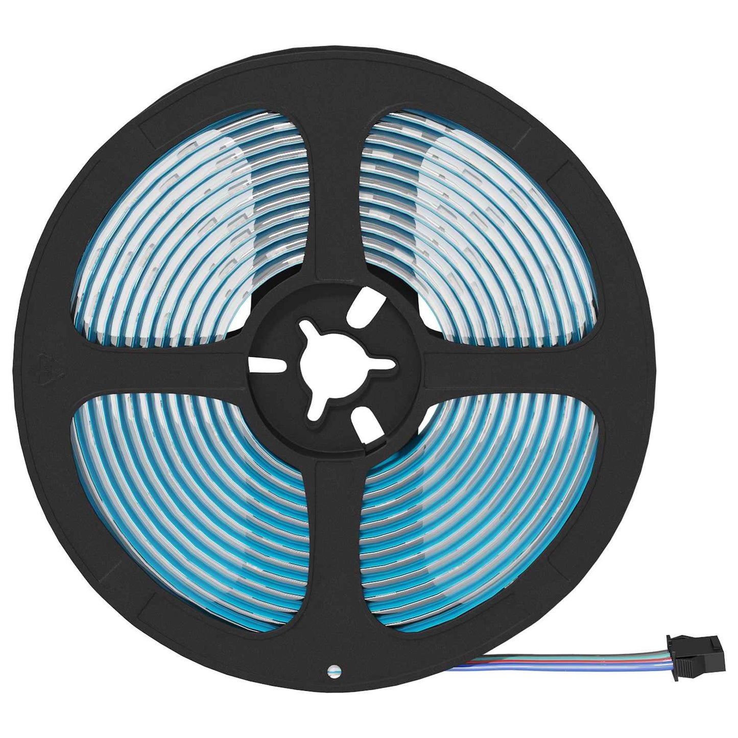 LED Strip 12 pcs Black and Transparent 5100 mm