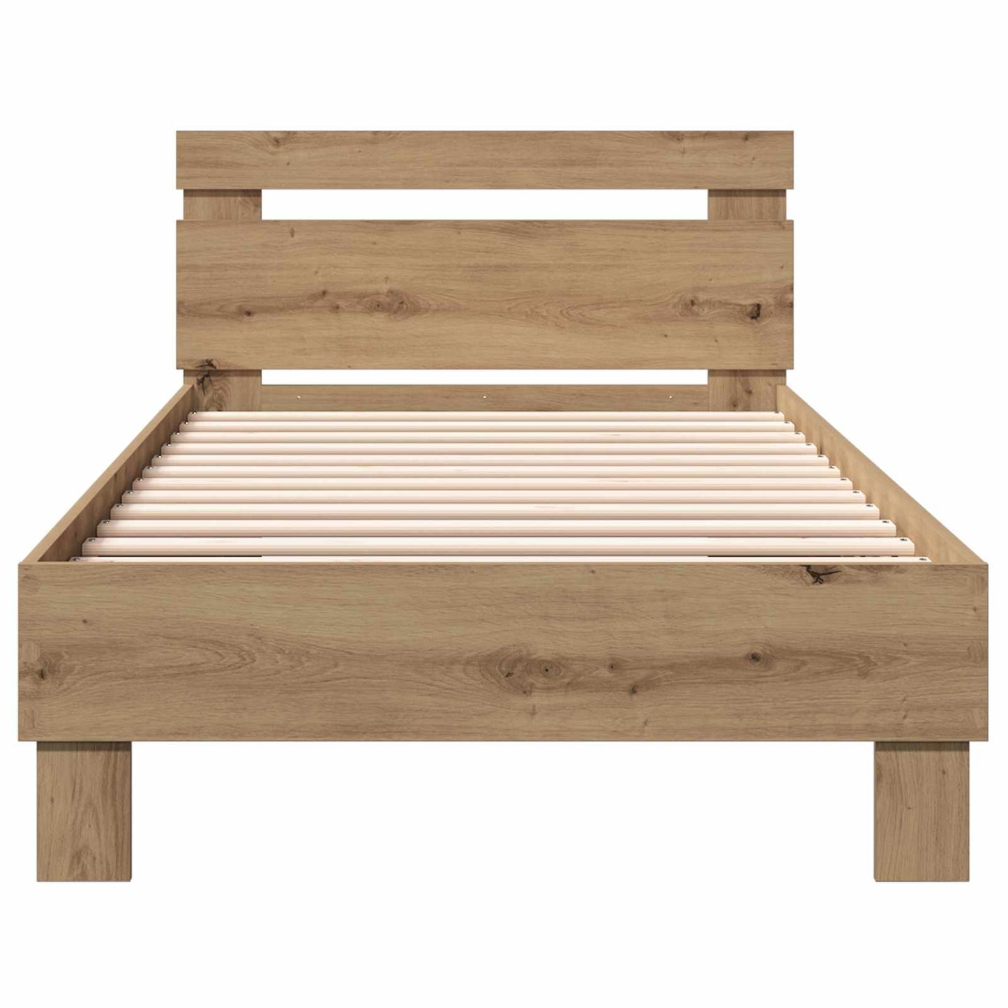 Bed Frame with Headboard Artisan Oak 80 x 200 cm