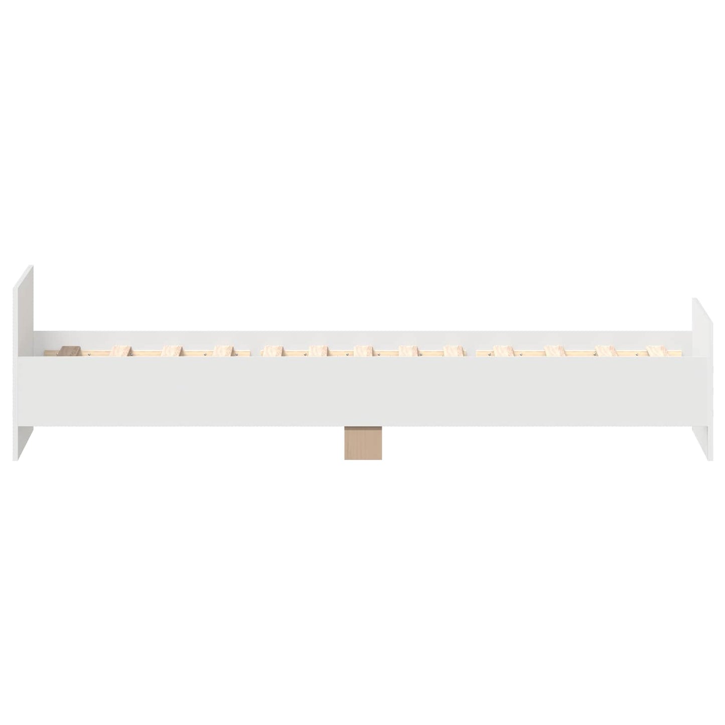 Bed Frame with Headboard White 80 x 200 cm Engineered Wood