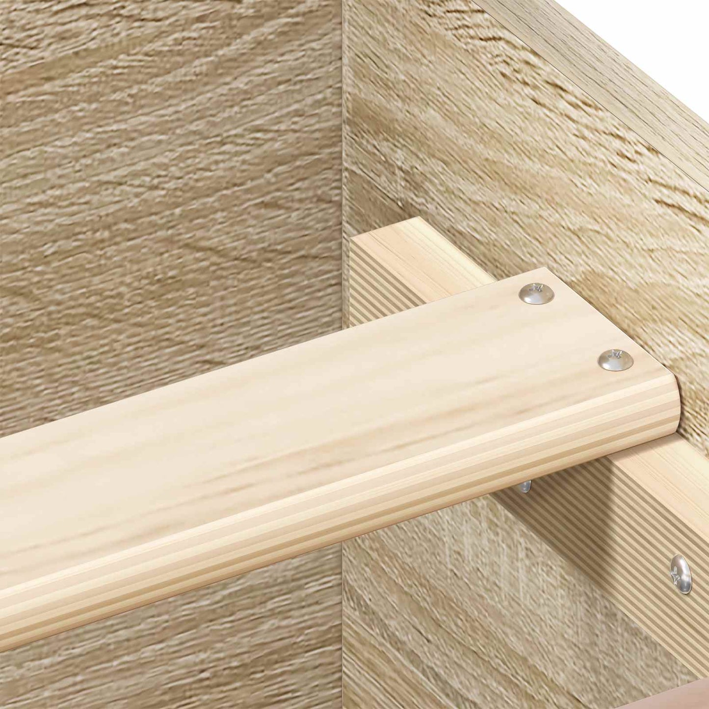 Bed Frame with Headboard Sonoma Oak 80 x 200 cm Engineered Wood