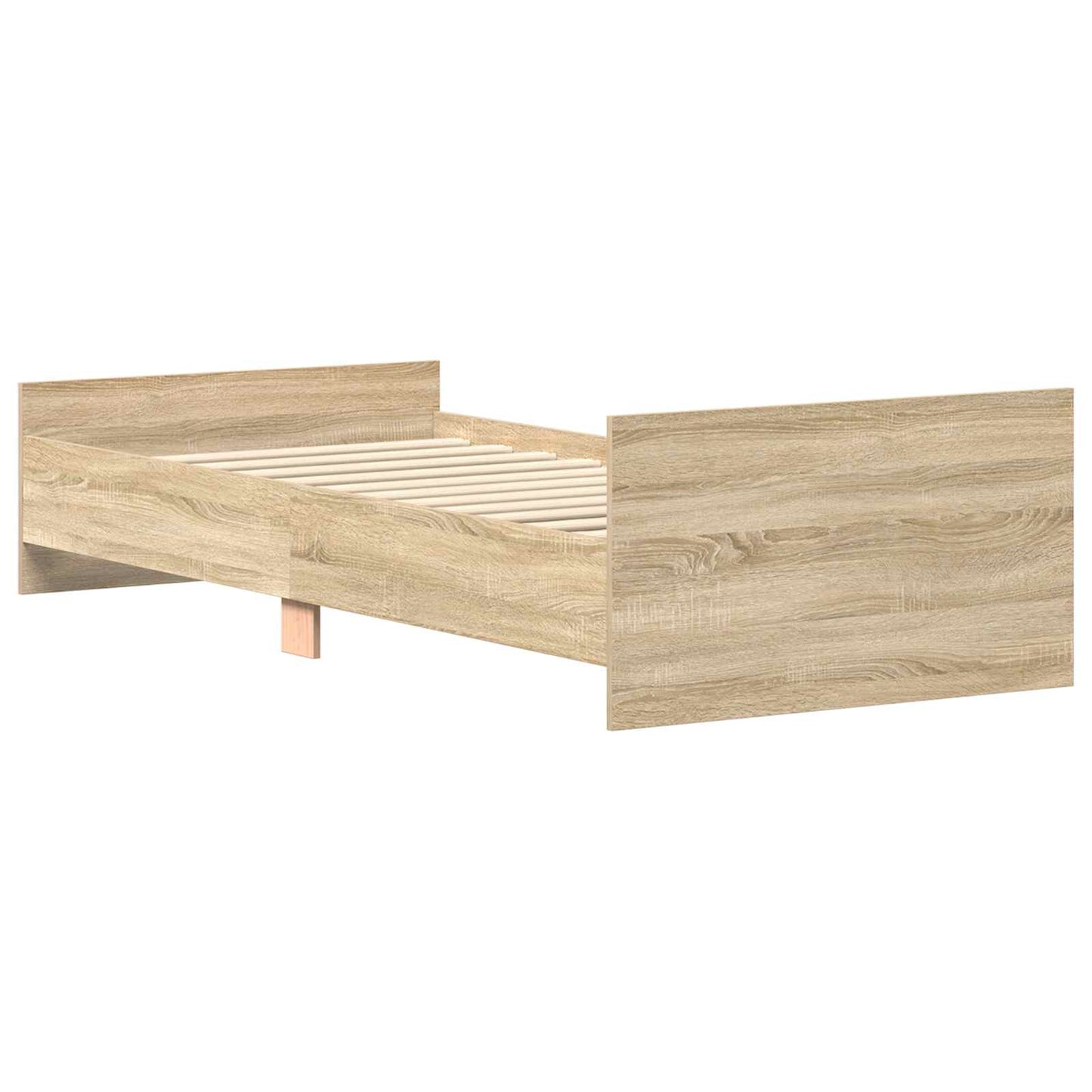 Bed Frame with Headboard Sonoma Oak 80 x 200 cm Engineered Wood