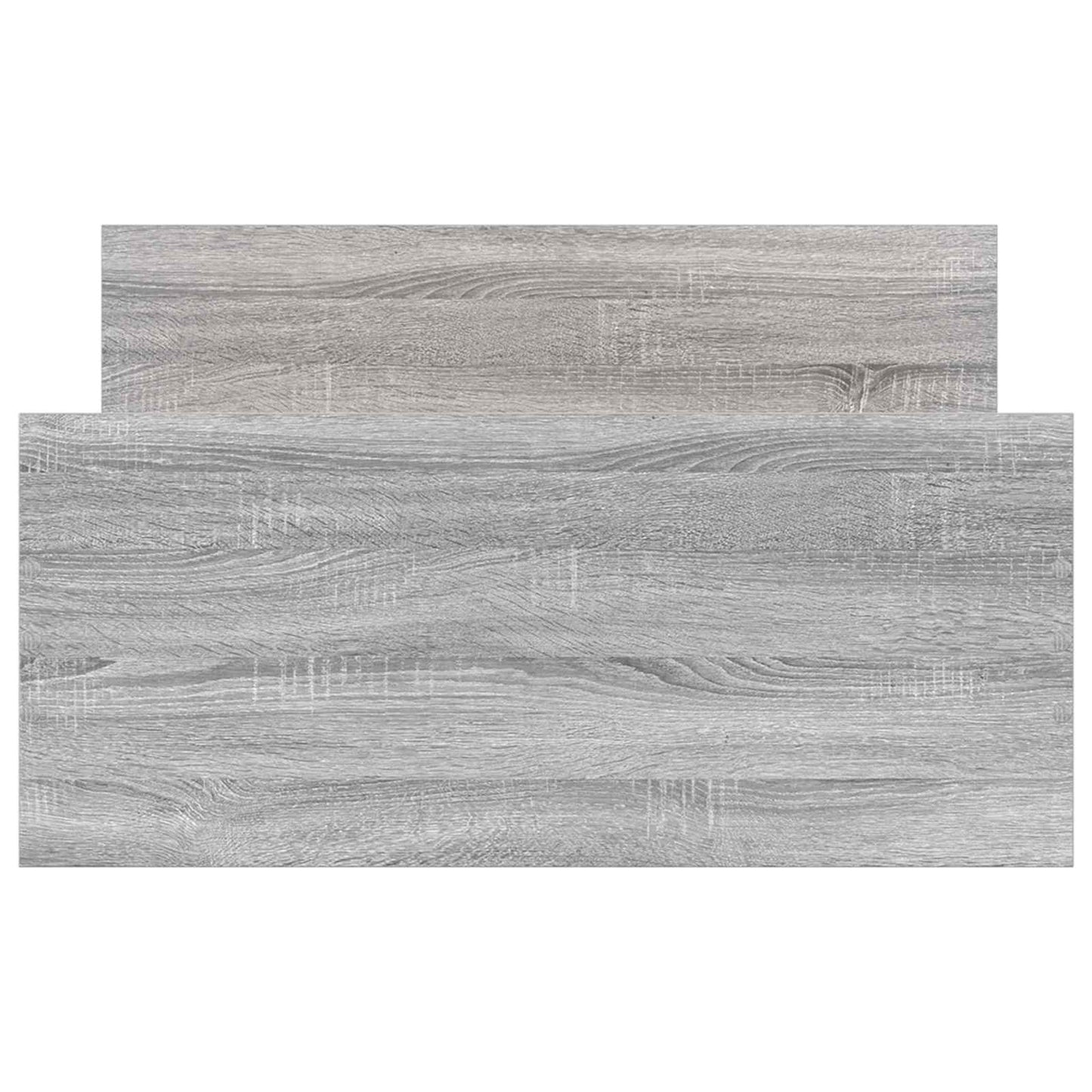 Bed Frame with Headboard Grey Sonoma 80 x 200 cm
