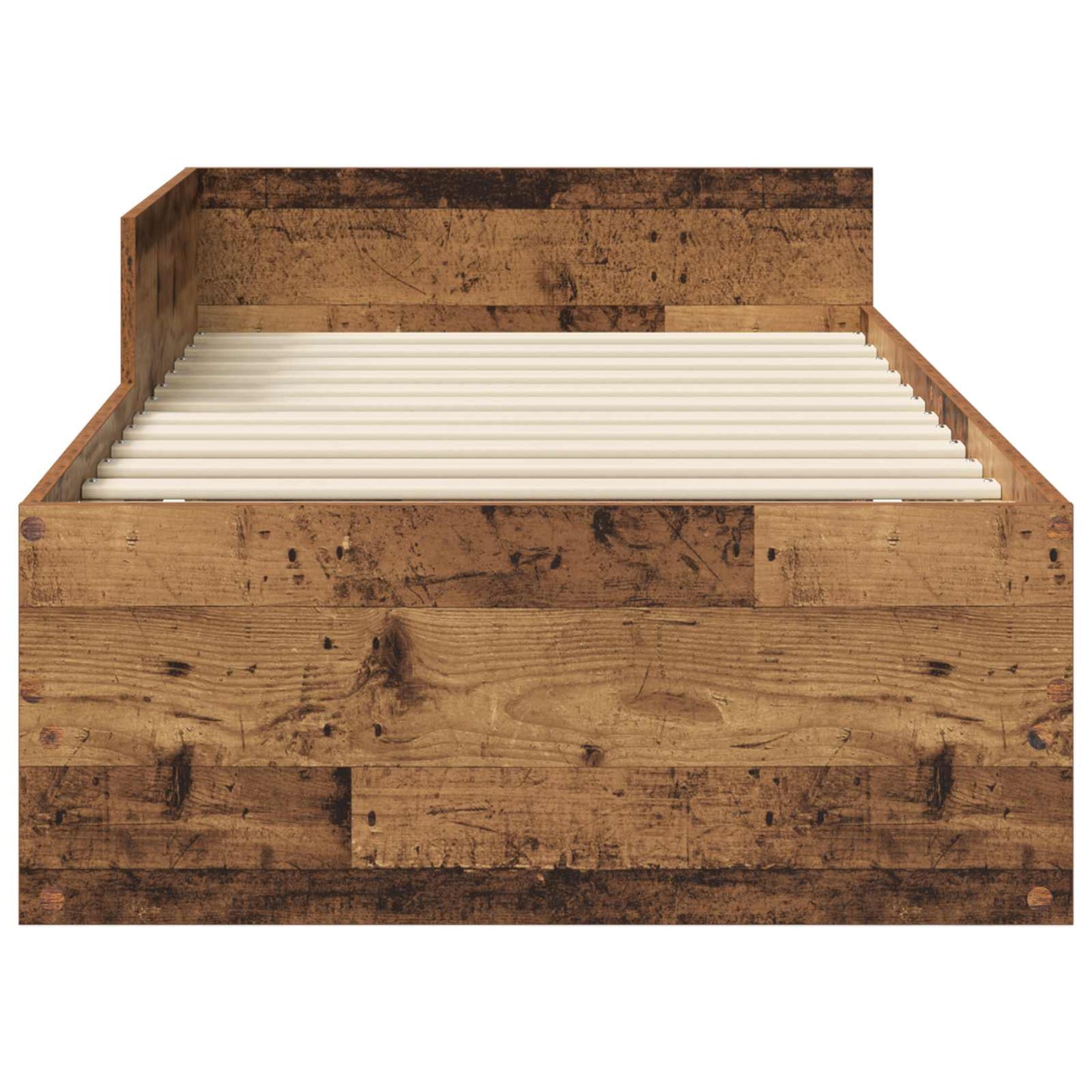 Bed Frame with Headboard Old Wood 80 x 200 cm Engineered Wood