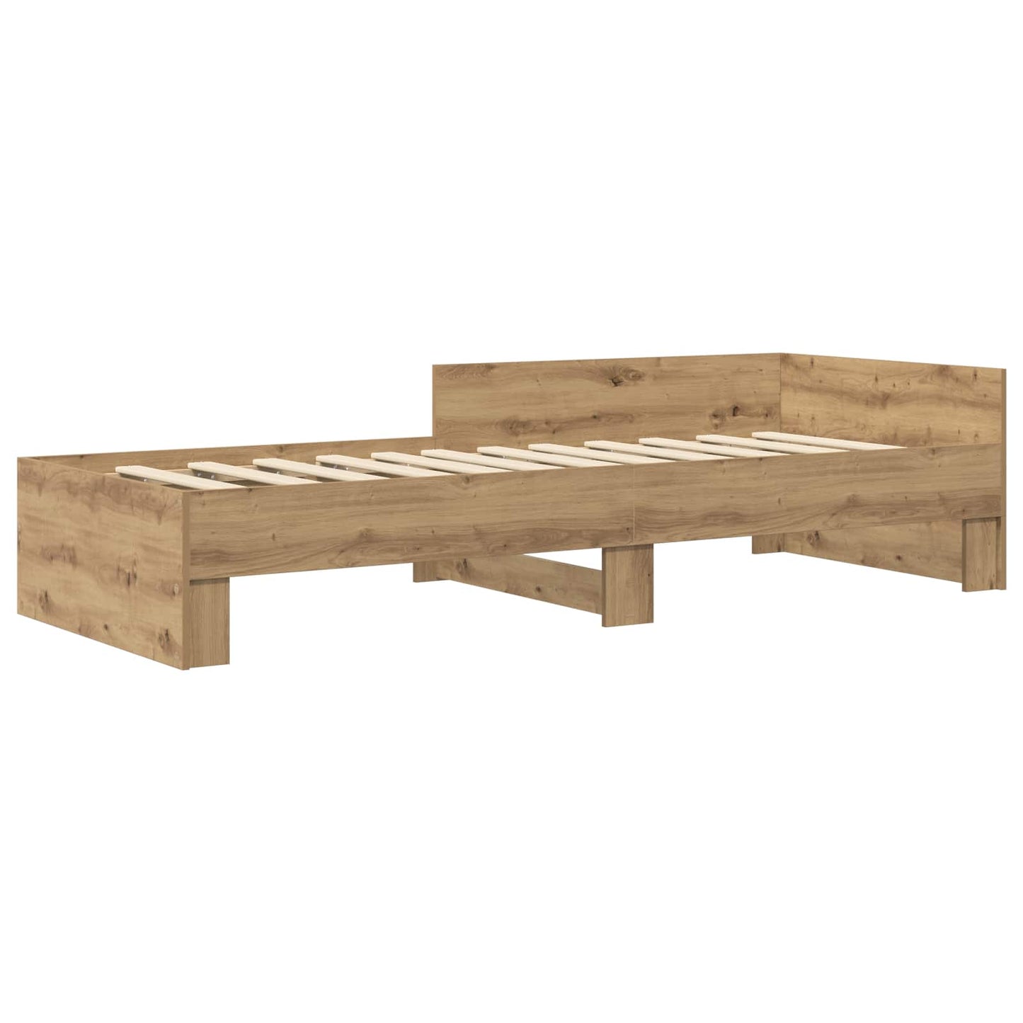 Bed Frame with Headboard Artisan Oak 80 x 200 cm