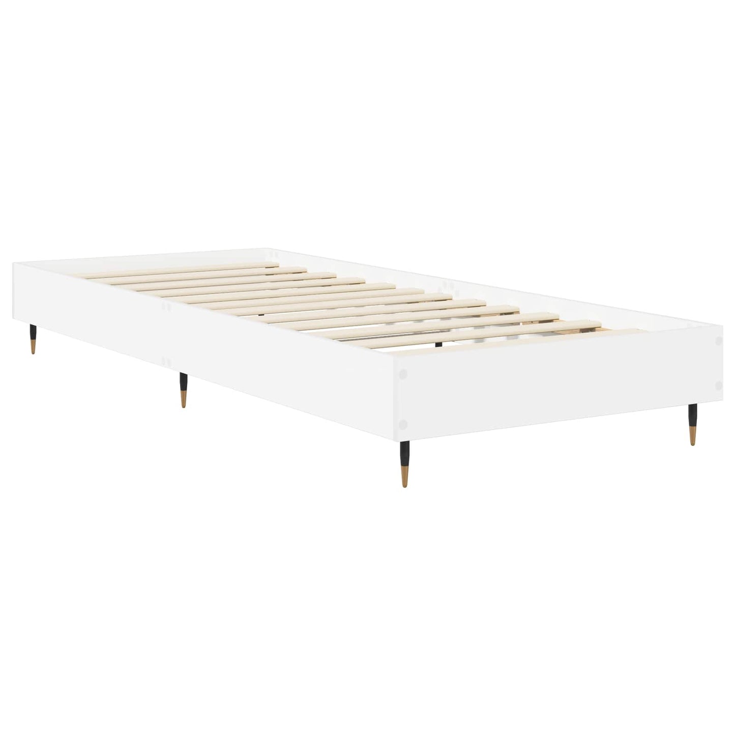 Bed Frame White 80 x 200 cm Engineered Wood