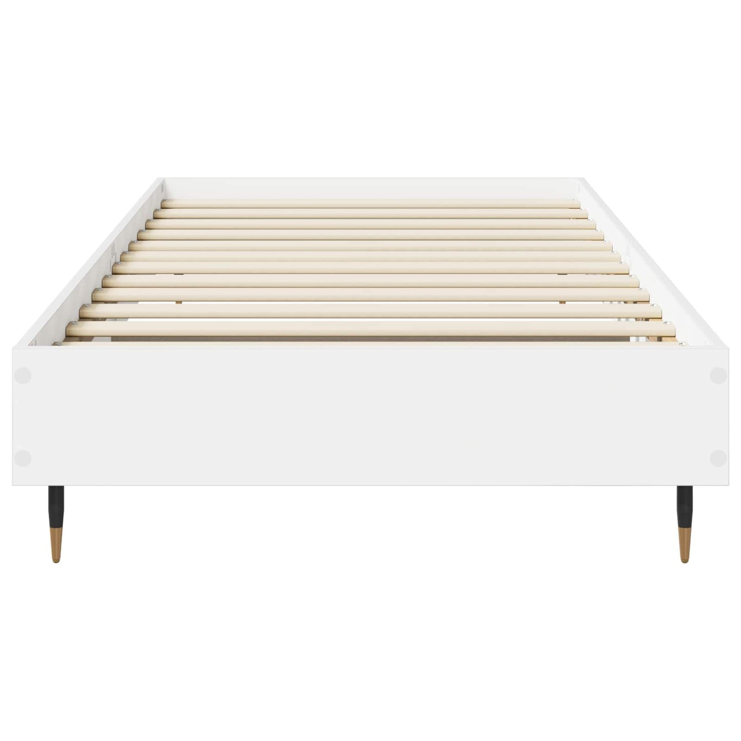 Bed Frame White 80 x 200 cm Engineered Wood