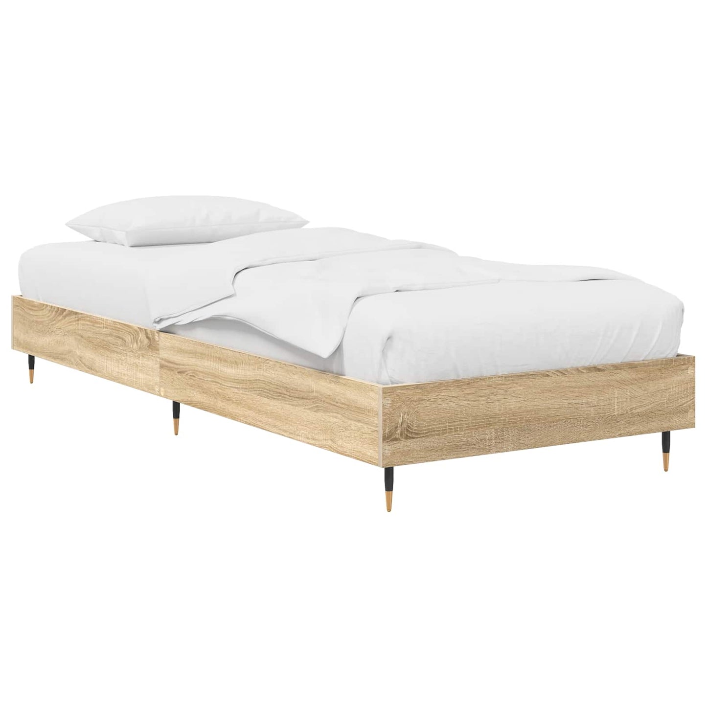 Bed Frame Sonoma Oak 80 x 200 cm Engineered Wood