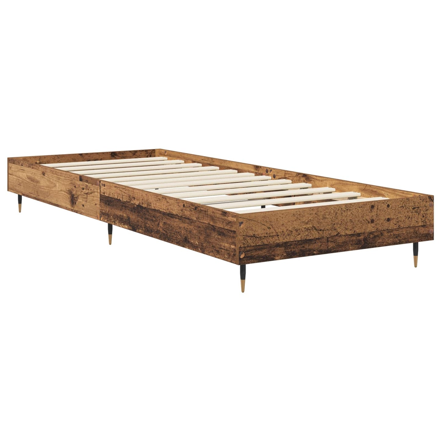 Bed Frame Old Wood 80 x 200 cm Engineered Wood